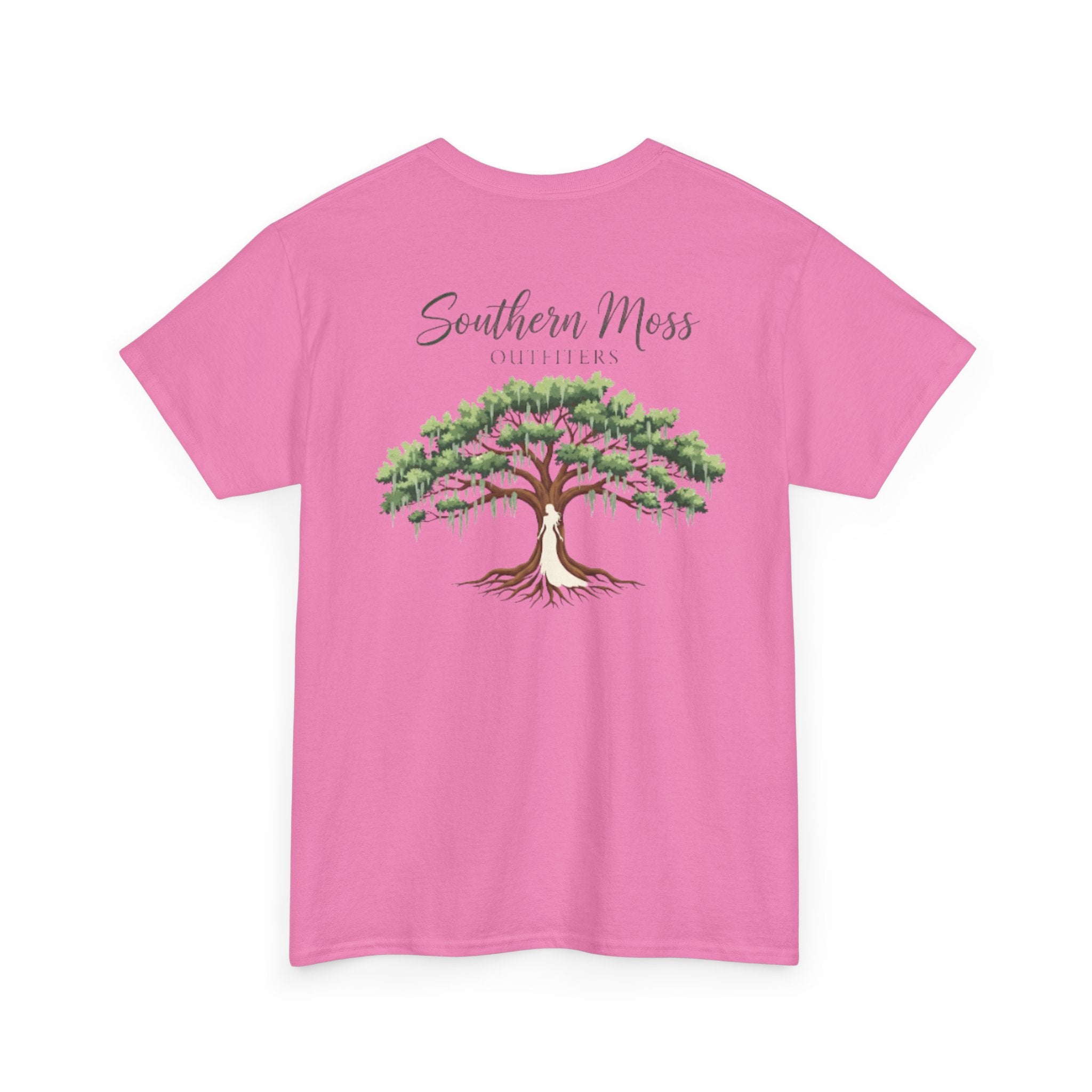 Southern Moss Outfitters Ladies Tee – Southern Oak & Roots Design, Nature Lover T-Shirt
