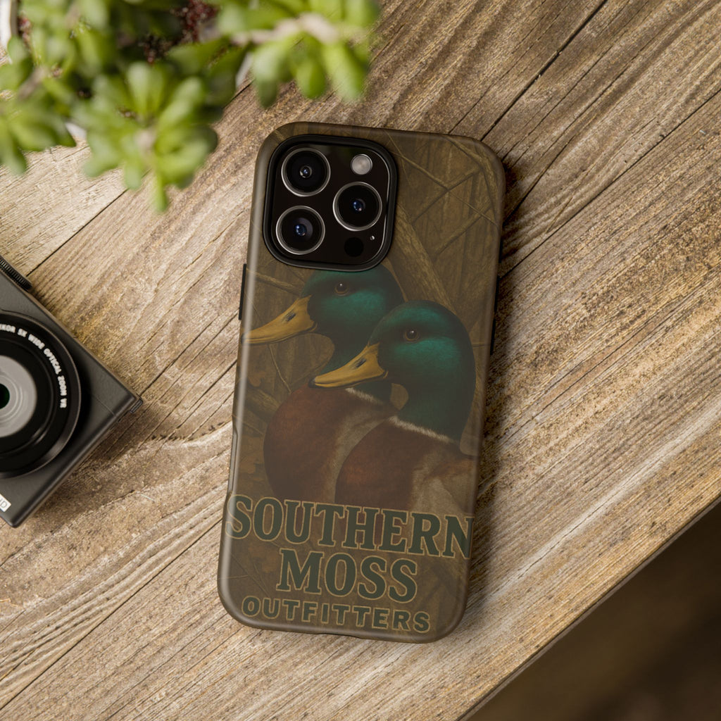 Southern Moss Outfitters Duck Phone Case – Outdoor Hunting Camo Design, Nature Lover Gift, Wildlife Accessories, Outdoor Adventure