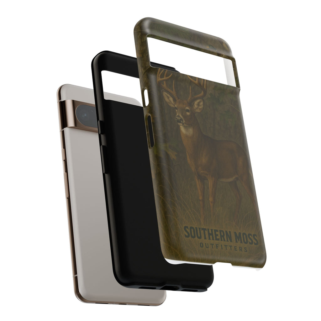 Hunting Phone Case – Deer & Ducks Design | Southern Moss Outfitters | Rugged Camo Outdoor iPhone Case