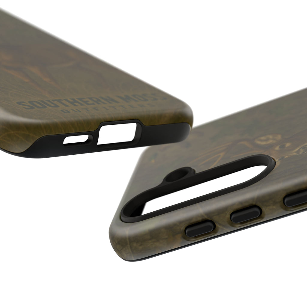 Hunting Phone Case – Deer & Ducks Design | Southern Moss Outfitters | Rugged Camo Outdoor iPhone Case