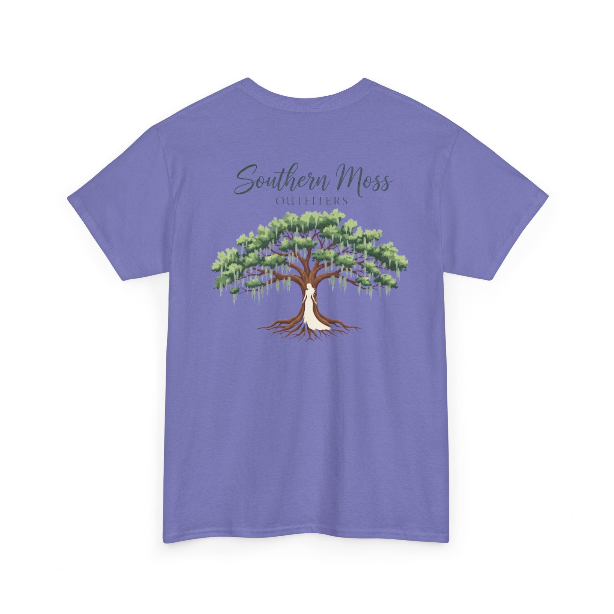 Southern Moss Outfitters Ladies Tee – Southern Oak & Roots Design, Nature Lover T-Shirt