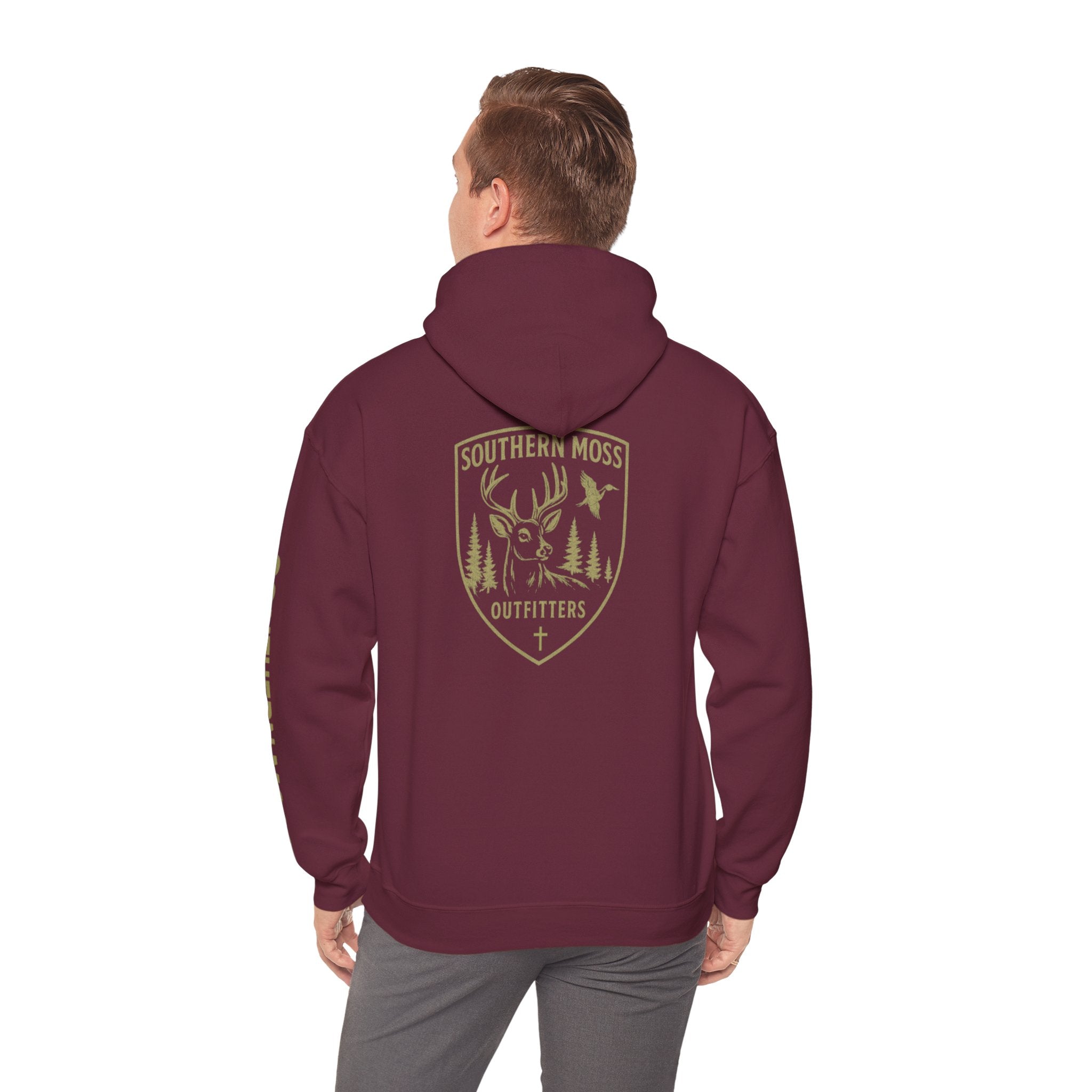 Southern Moss Outfitters Hoodie – Christian Hunting Apparel | Buck, Duck & Outdoor Faith Hoodie Rugged Outdoor Faith & Hunting Apparel