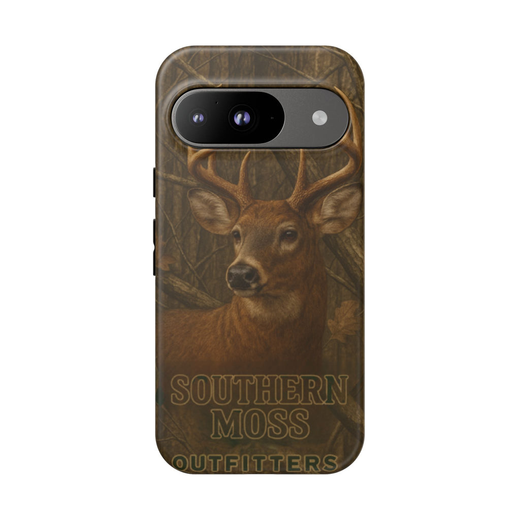 Southern Moss Outfitters Deer Hunting Phone Case – Rugged Outdoor Camo Design, Protective Cover for Outdoor Enthusiasts, Perfect Gift for Nature Lovers, Wildlife Decor