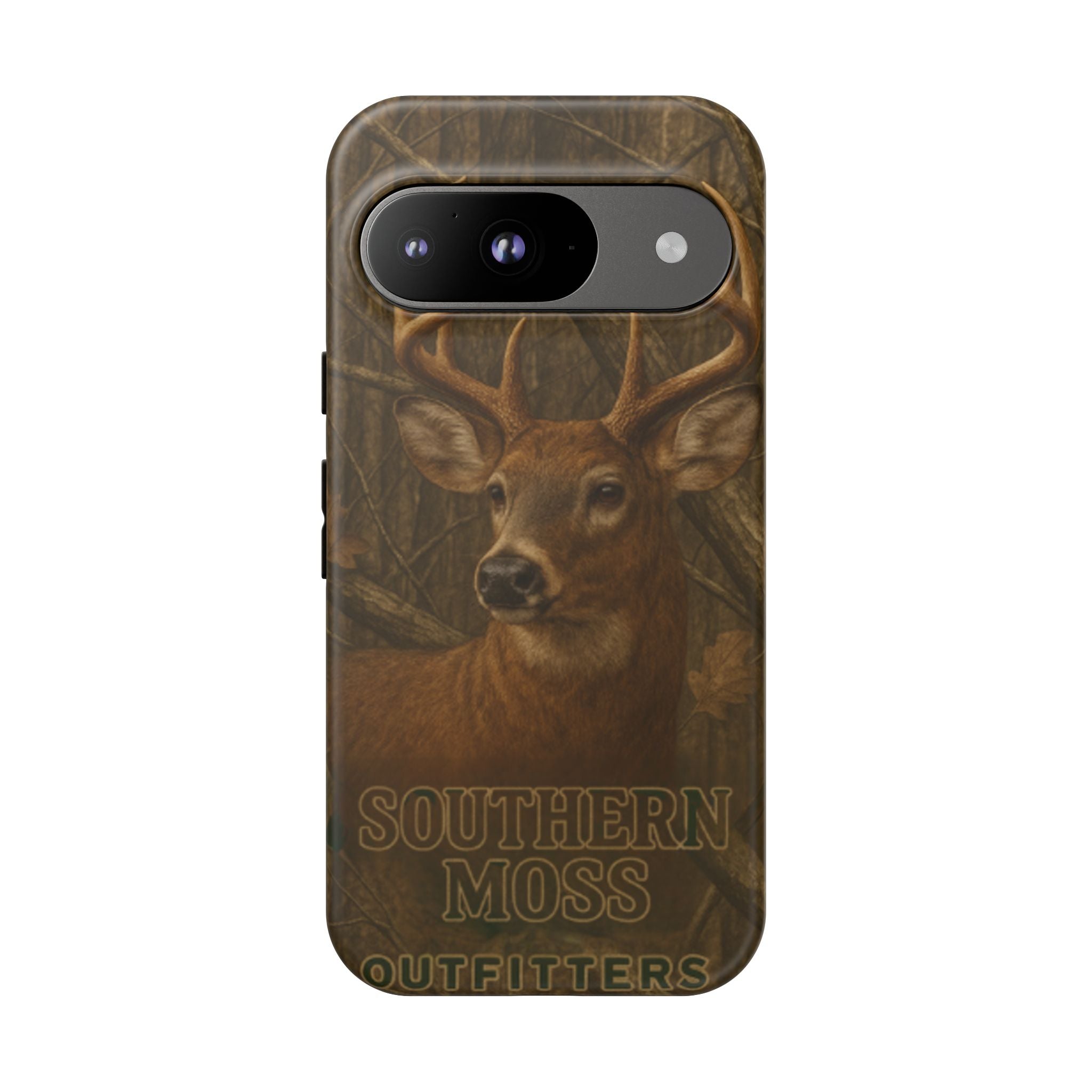 Southern Moss Outfitters Deer Hunting Phone Case – Rugged Outdoor Camo Design, Protective Cover for Outdoor Enthusiasts, Perfect Gift for Nature Lovers, Wildlife Decor