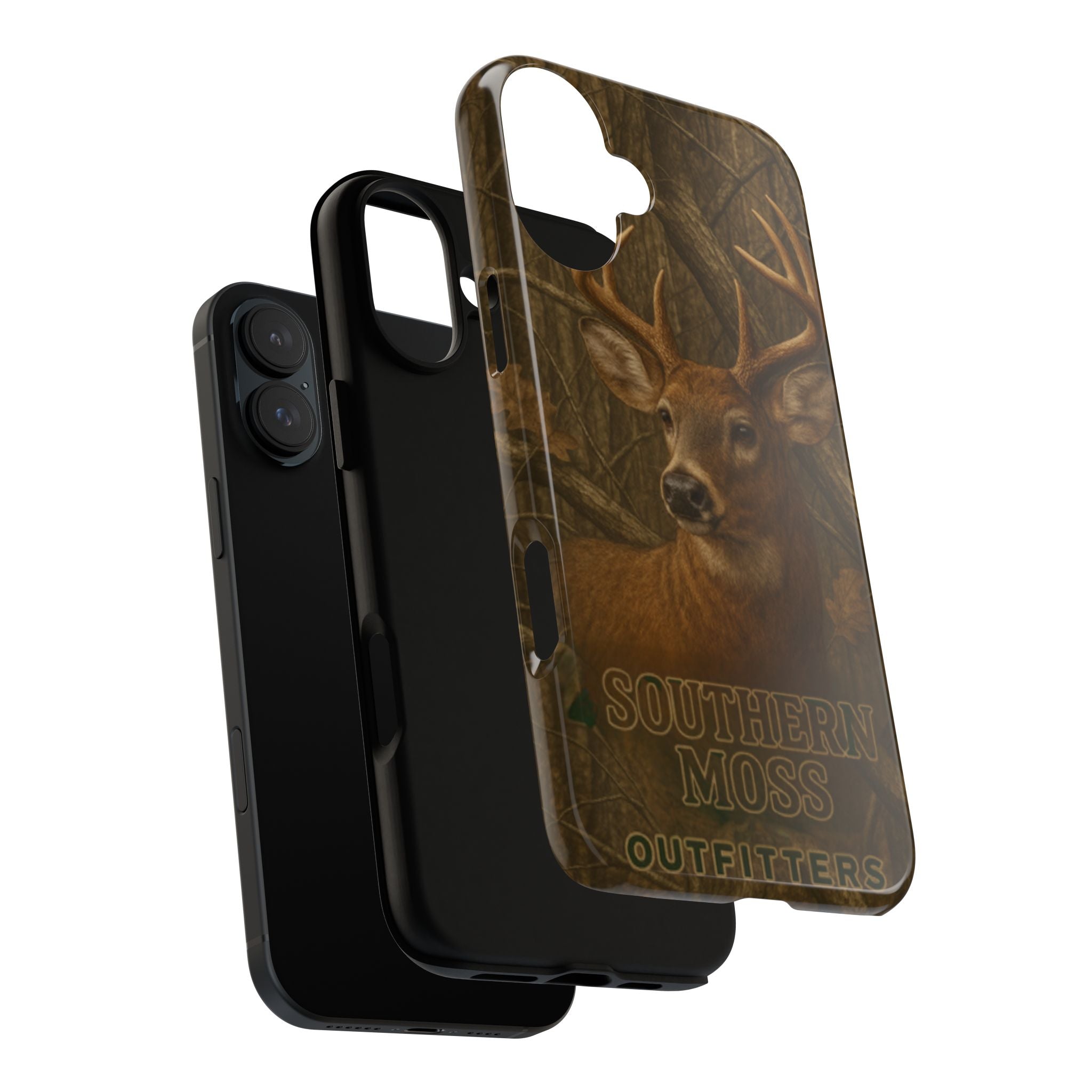 Southern Moss Outfitters Deer Hunting Phone Case – Rugged Outdoor Camo Design, Protective Cover for Outdoor Enthusiasts, Perfect Gift for Nature Lovers, Wildlife Decor