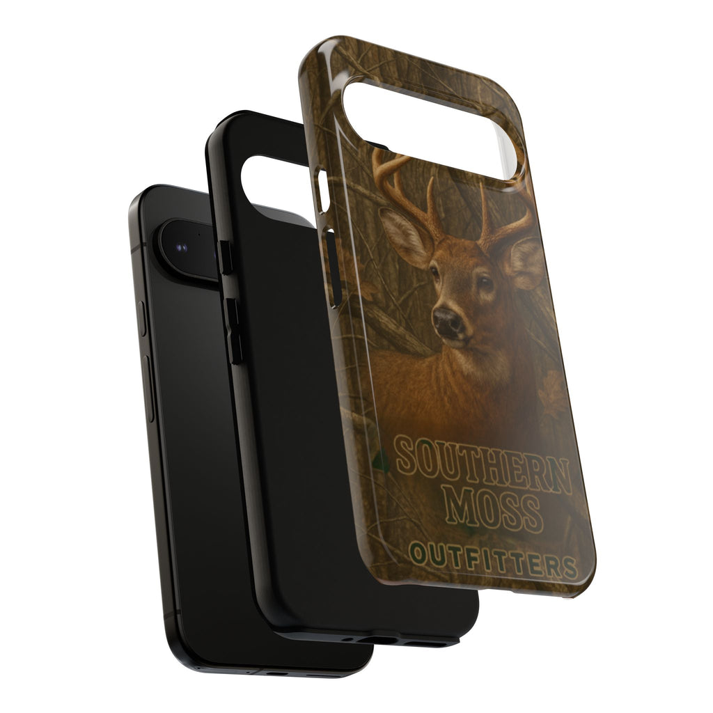 Southern Moss Outfitters Deer Hunting Phone Case – Rugged Outdoor Camo Design, Protective Cover for Outdoor Enthusiasts, Perfect Gift for Nature Lovers, Wildlife Decor