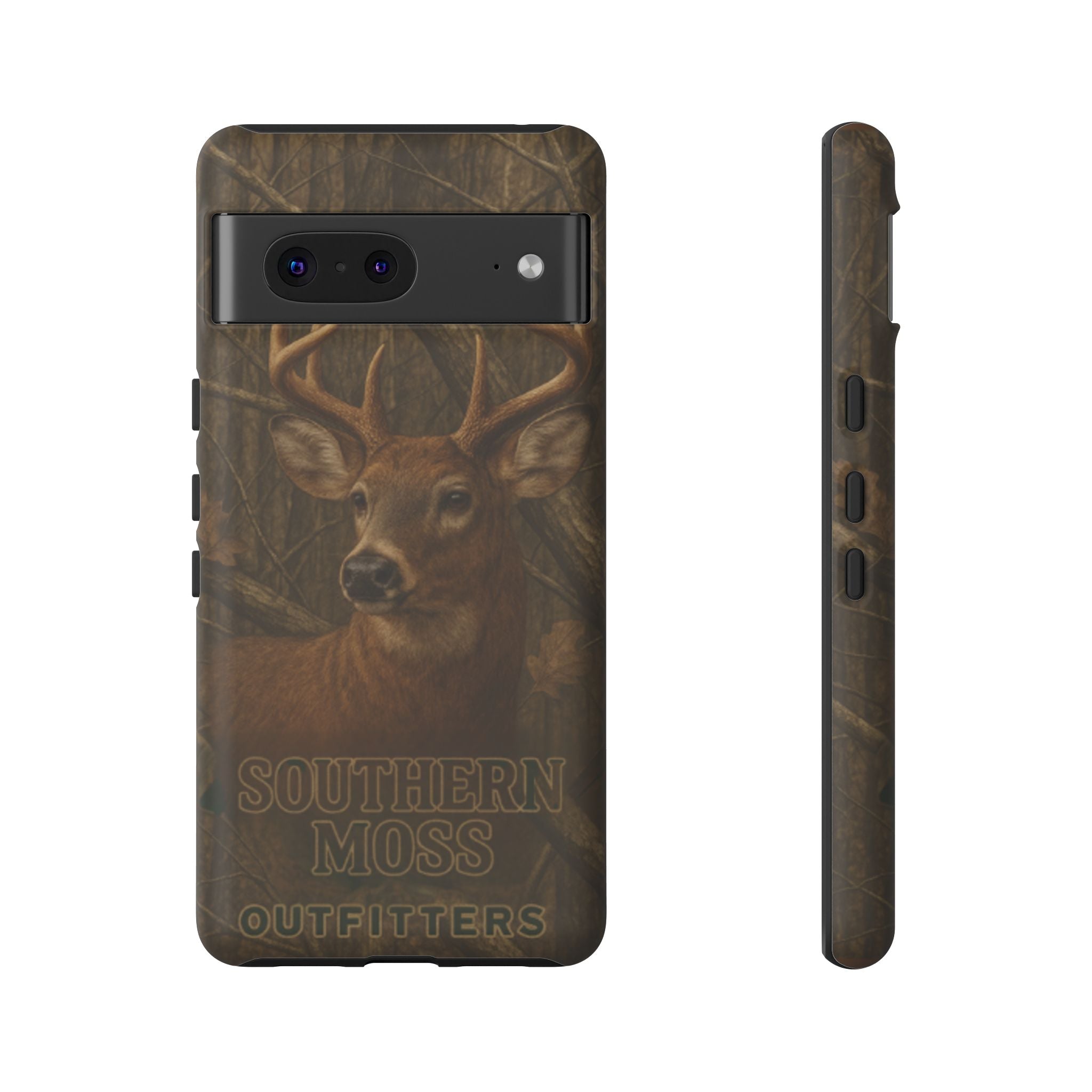 Southern Moss Outfitters Deer Hunting Phone Case – Rugged Outdoor Camo Design, Protective Cover for Outdoor Enthusiasts, Perfect Gift for Nature Lovers, Wildlife Decor