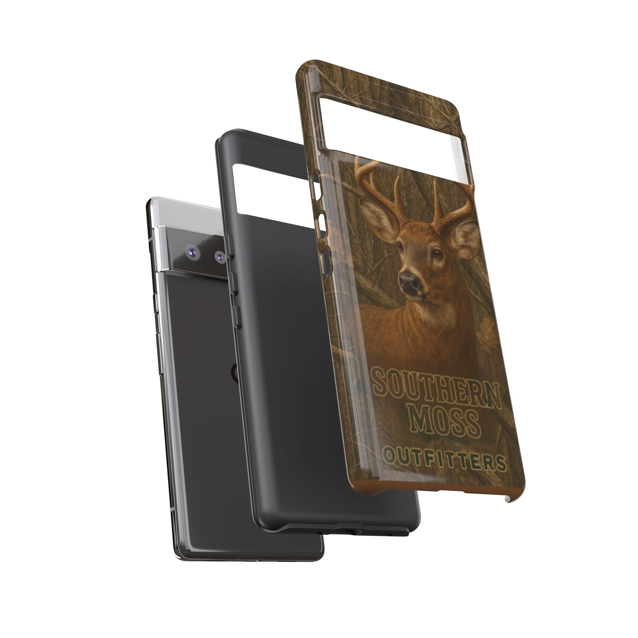 Southern Moss Outfitters Deer Hunting Phone Case – Rugged Outdoor Camo Design, Protective Cover for Outdoor Enthusiasts, Perfect Gift for Nature Lovers, Wildlife Decor