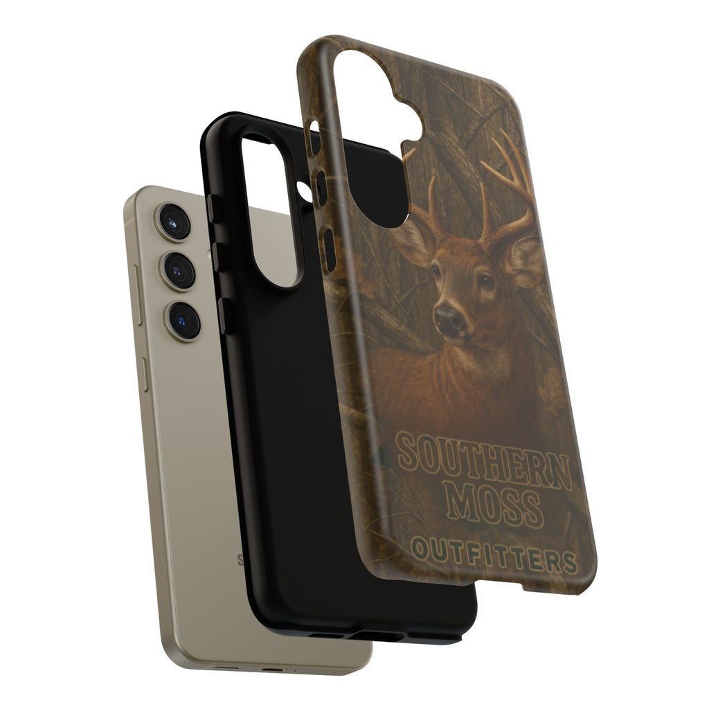 Southern Moss Outfitters Deer Hunting Phone Case – Rugged Outdoor Camo Design, Protective Cover for Outdoor Enthusiasts, Perfect Gift for Nature Lovers, Wildlife Decor