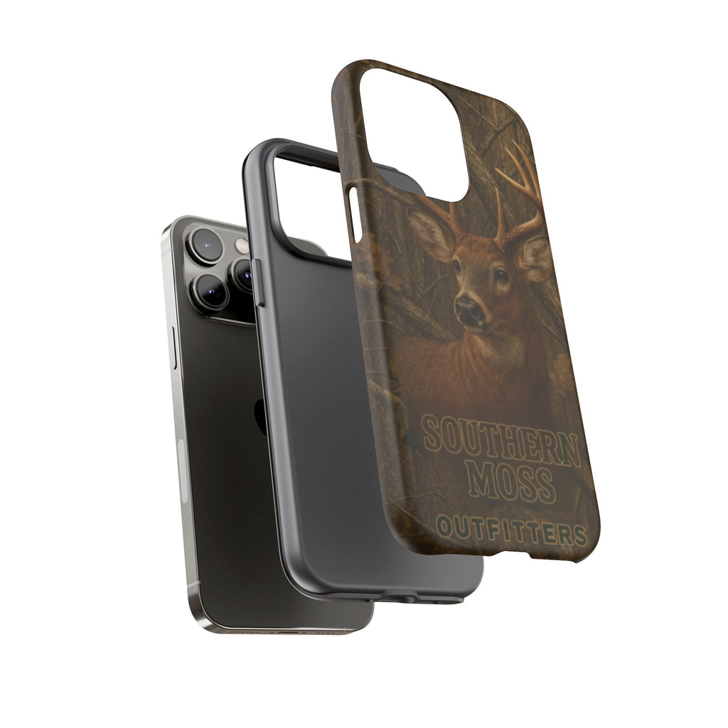 Southern Moss Outfitters Deer Hunting Phone Case – Rugged Outdoor Camo Design, Protective Cover for Outdoor Enthusiasts, Perfect Gift for Nature Lovers, Wildlife Decor