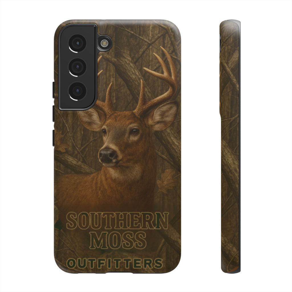 Southern Moss Outfitters Deer Hunting Phone Case – Rugged Outdoor Camo Design, Protective Cover for Outdoor Enthusiasts, Perfect Gift for Nature Lovers, Wildlife Decor
