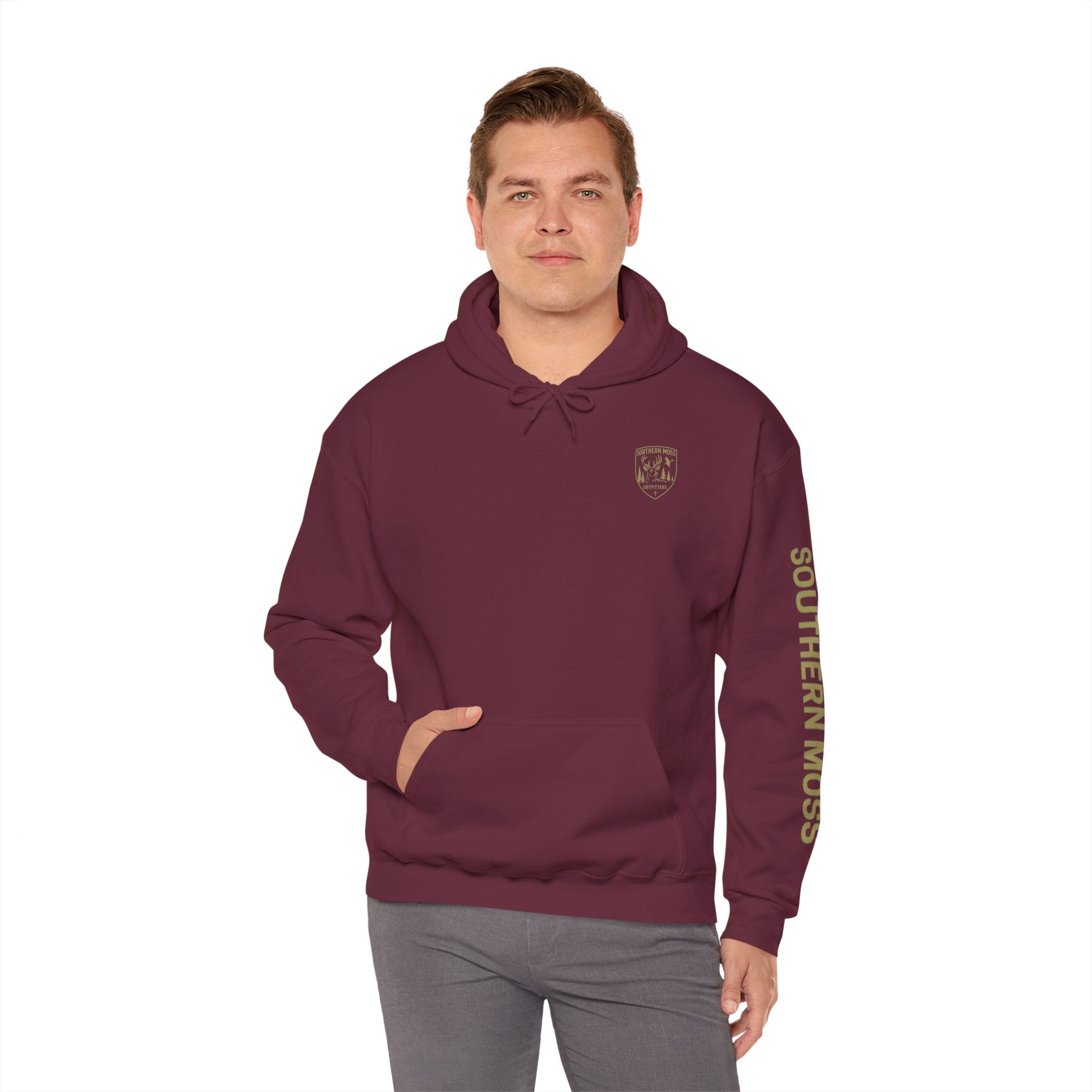 Southern Moss Outfitters Hoodie – Christian Hunting Apparel | Buck, Duck & Outdoor Faith Hoodie Rugged Outdoor Faith & Hunting Apparel