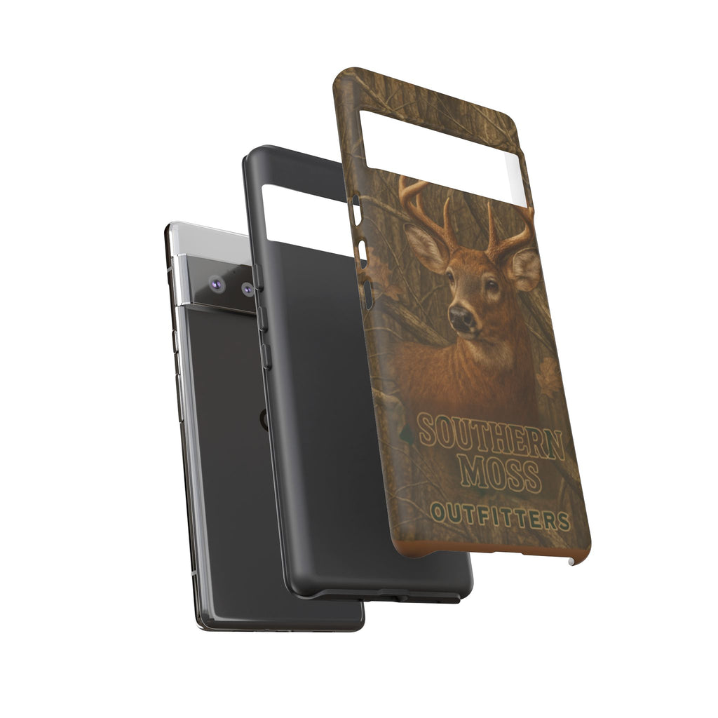 Southern Moss Outfitters Deer Hunting Phone Case – Rugged Outdoor Camo Design, Protective Cover for Outdoor Enthusiasts, Perfect Gift for Nature Lovers, Wildlife Decor