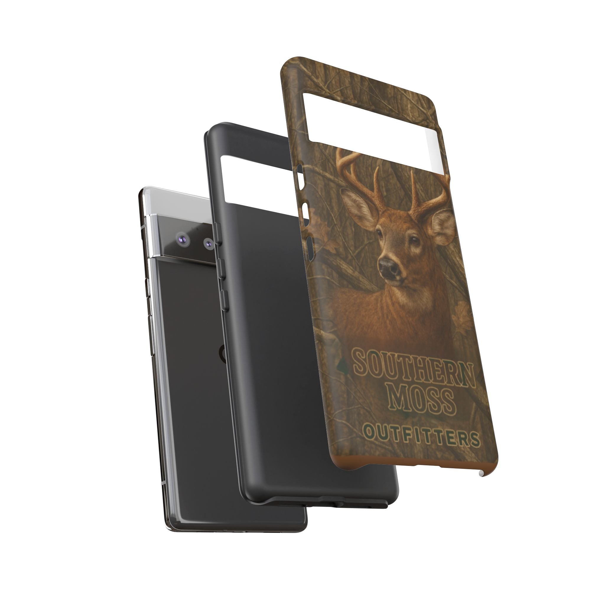 Southern Moss Outfitters Deer Hunting Phone Case – Rugged Outdoor Camo Design, Protective Cover for Outdoor Enthusiasts, Perfect Gift for Nature Lovers, Wildlife Decor