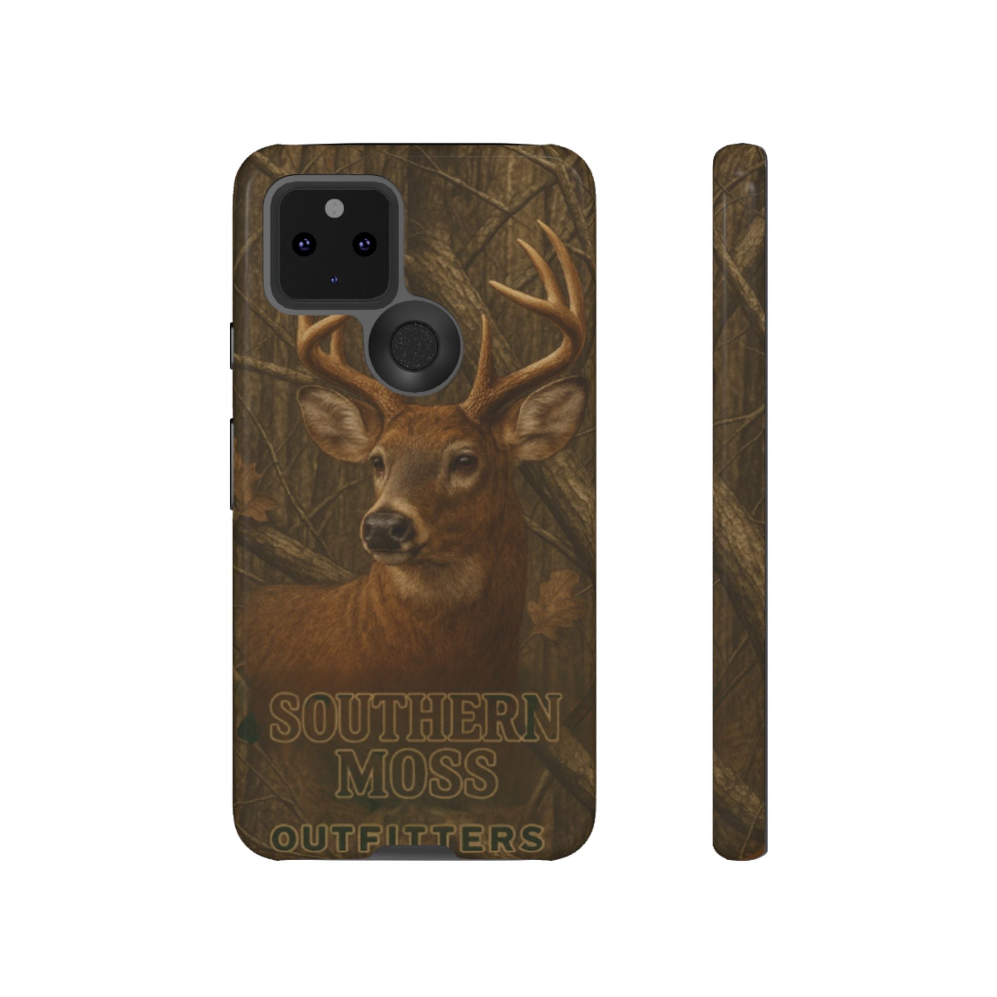 Southern Moss Outfitters Deer Hunting Phone Case – Rugged Outdoor Camo Design, Protective Cover for Outdoor Enthusiasts, Perfect Gift for Nature Lovers, Wildlife Decor