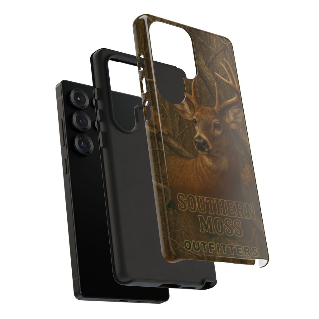 Southern Moss Outfitters Deer Hunting Phone Case – Rugged Outdoor Camo Design, Protective Cover for Outdoor Enthusiasts, Perfect Gift for Nature Lovers, Wildlife Decor