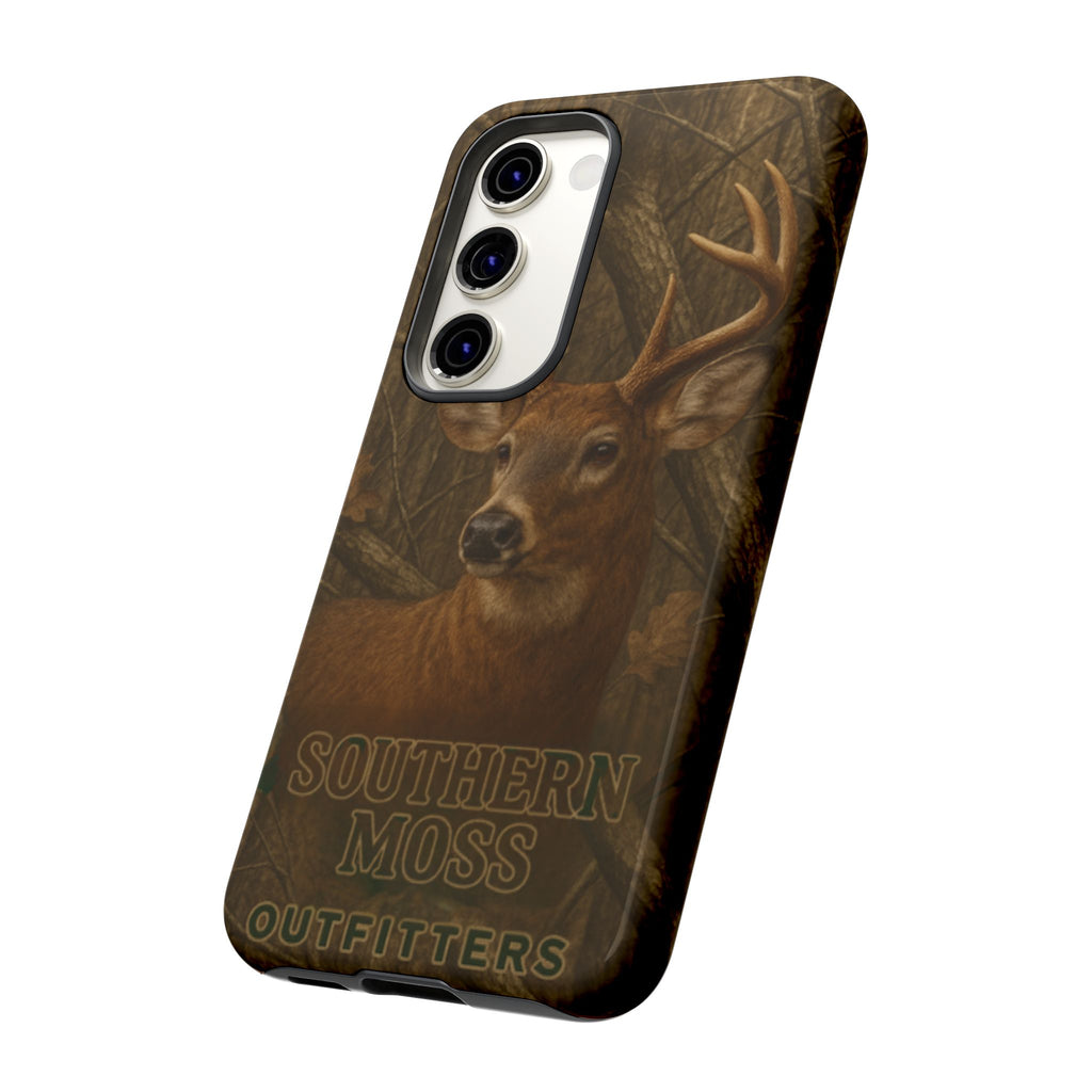 Southern Moss Outfitters Deer Hunting Phone Case – Rugged Outdoor Camo Design, Protective Cover for Outdoor Enthusiasts, Perfect Gift for Nature Lovers, Wildlife Decor