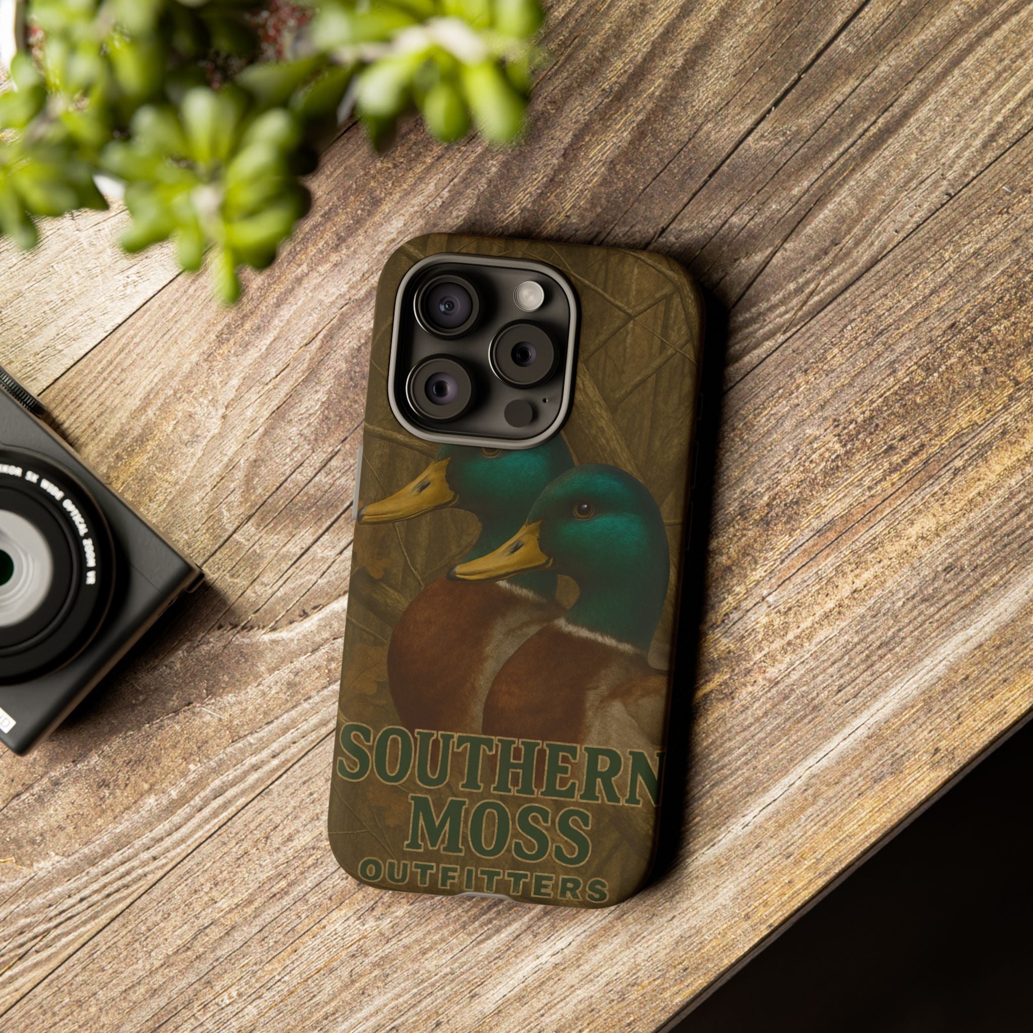 Southern Moss Outfitters Duck Phone Case – Outdoor Hunting Camo Design, Nature Lover Gift, Wildlife Accessories, Outdoor Adventure