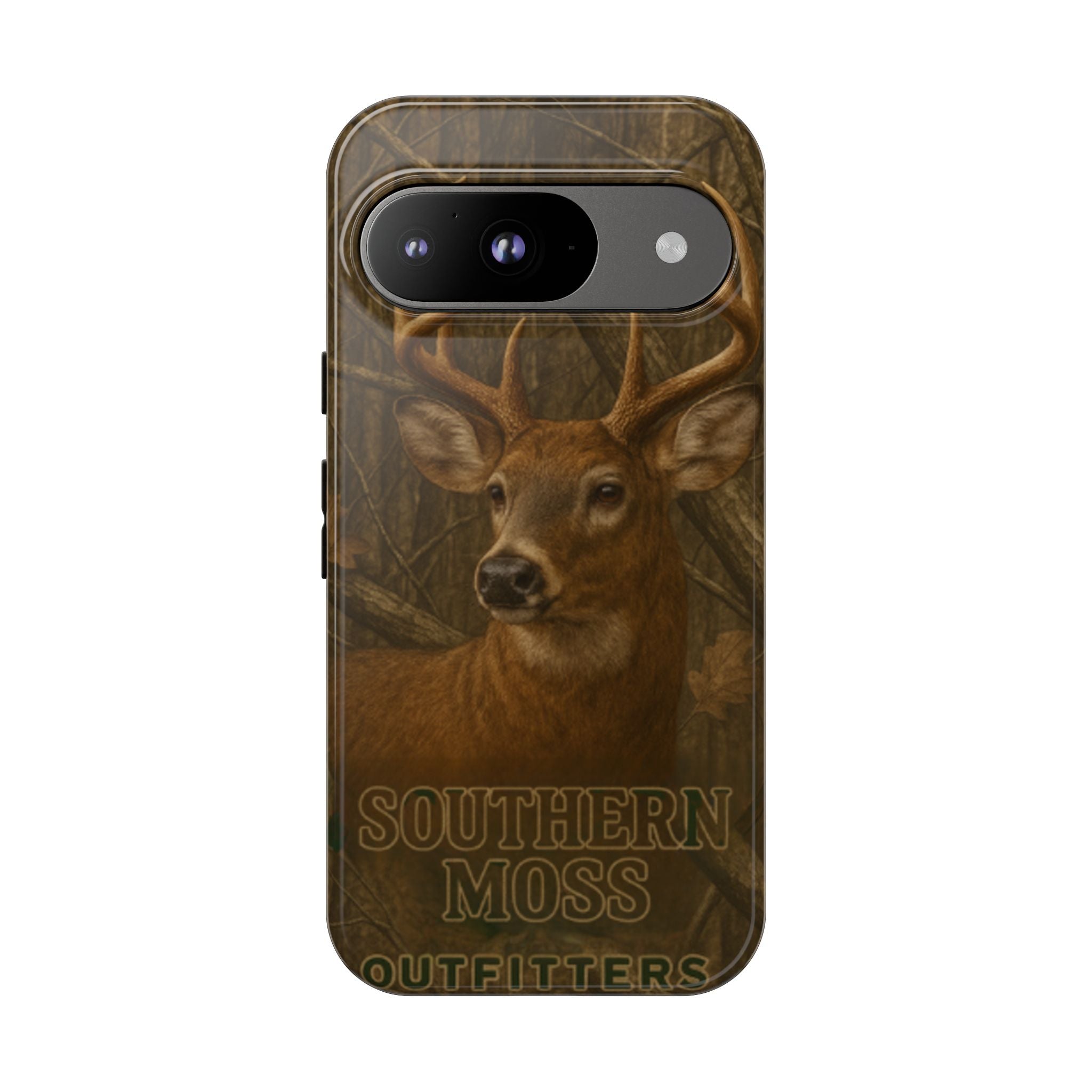 Southern Moss Outfitters Deer Hunting Phone Case – Rugged Outdoor Camo Design, Protective Cover for Outdoor Enthusiasts, Perfect Gift for Nature Lovers, Wildlife Decor