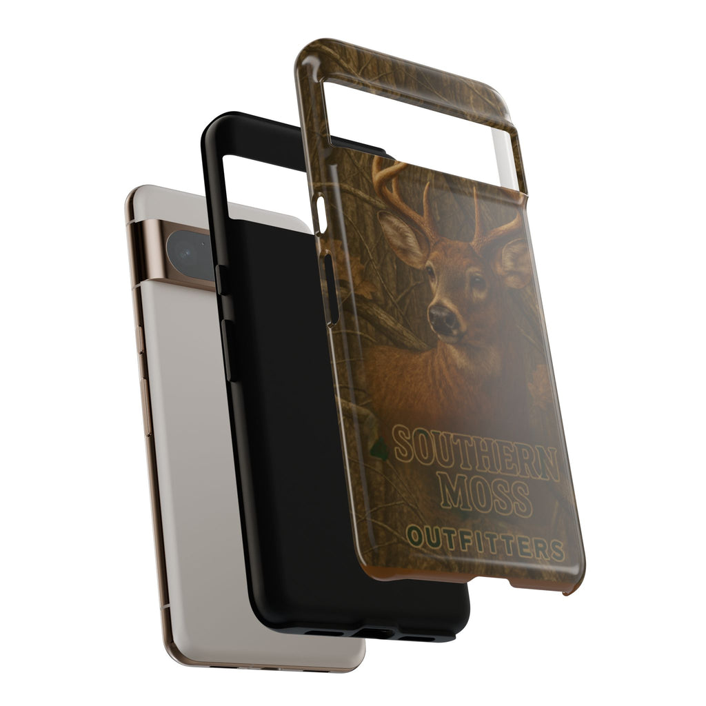 Southern Moss Outfitters Deer Hunting Phone Case – Rugged Outdoor Camo Design, Protective Cover for Outdoor Enthusiasts, Perfect Gift for Nature Lovers, Wildlife Decor
