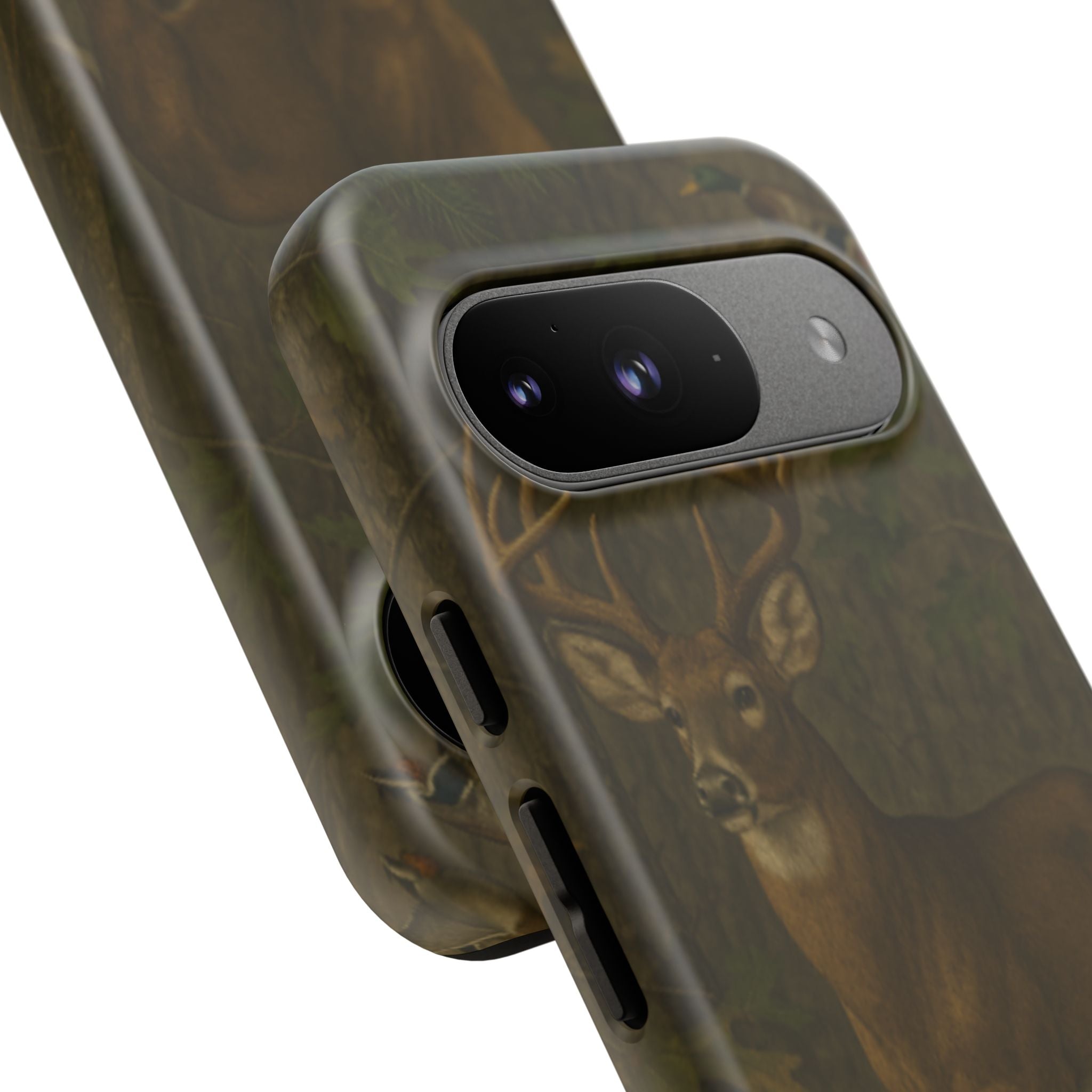 Hunting Phone Case – Deer & Ducks Design | Southern Moss Outfitters | Rugged Camo Outdoor iPhone Case
