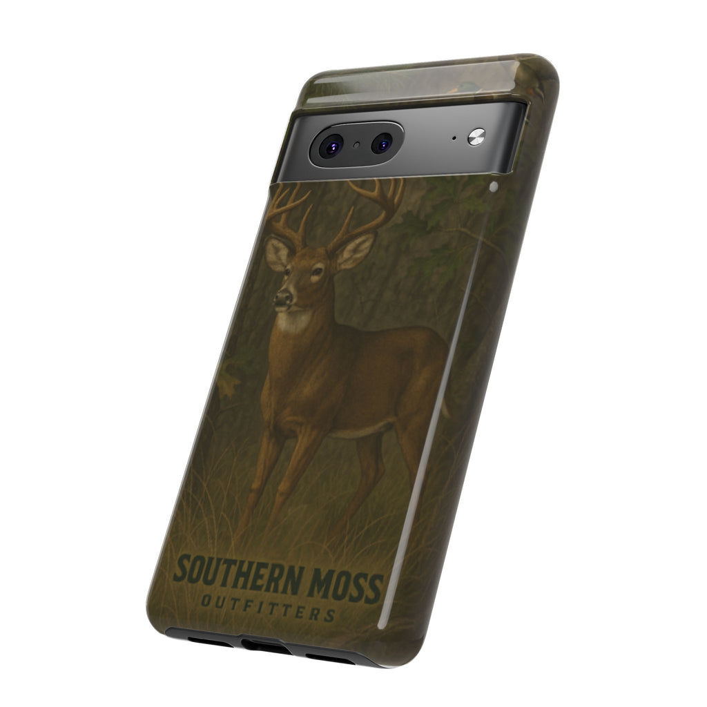 Hunting Phone Case – Deer & Ducks Design | Southern Moss Outfitters | Rugged Camo Outdoor iPhone Case