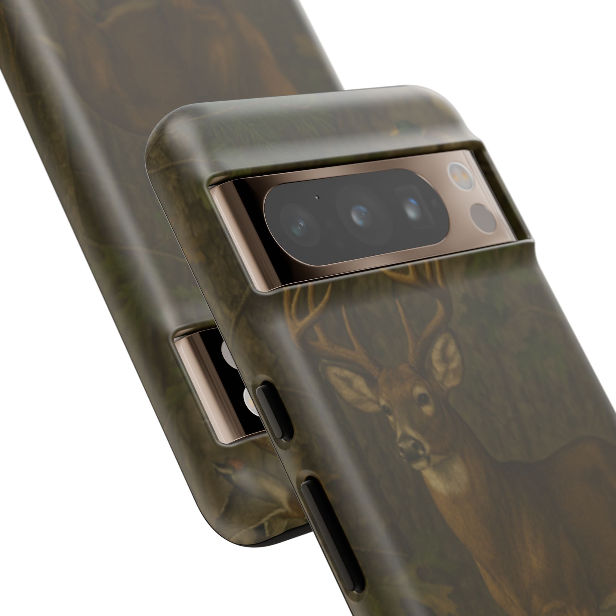 Hunting Phone Case – Deer & Ducks Design | Southern Moss Outfitters | Rugged Camo Outdoor iPhone Case