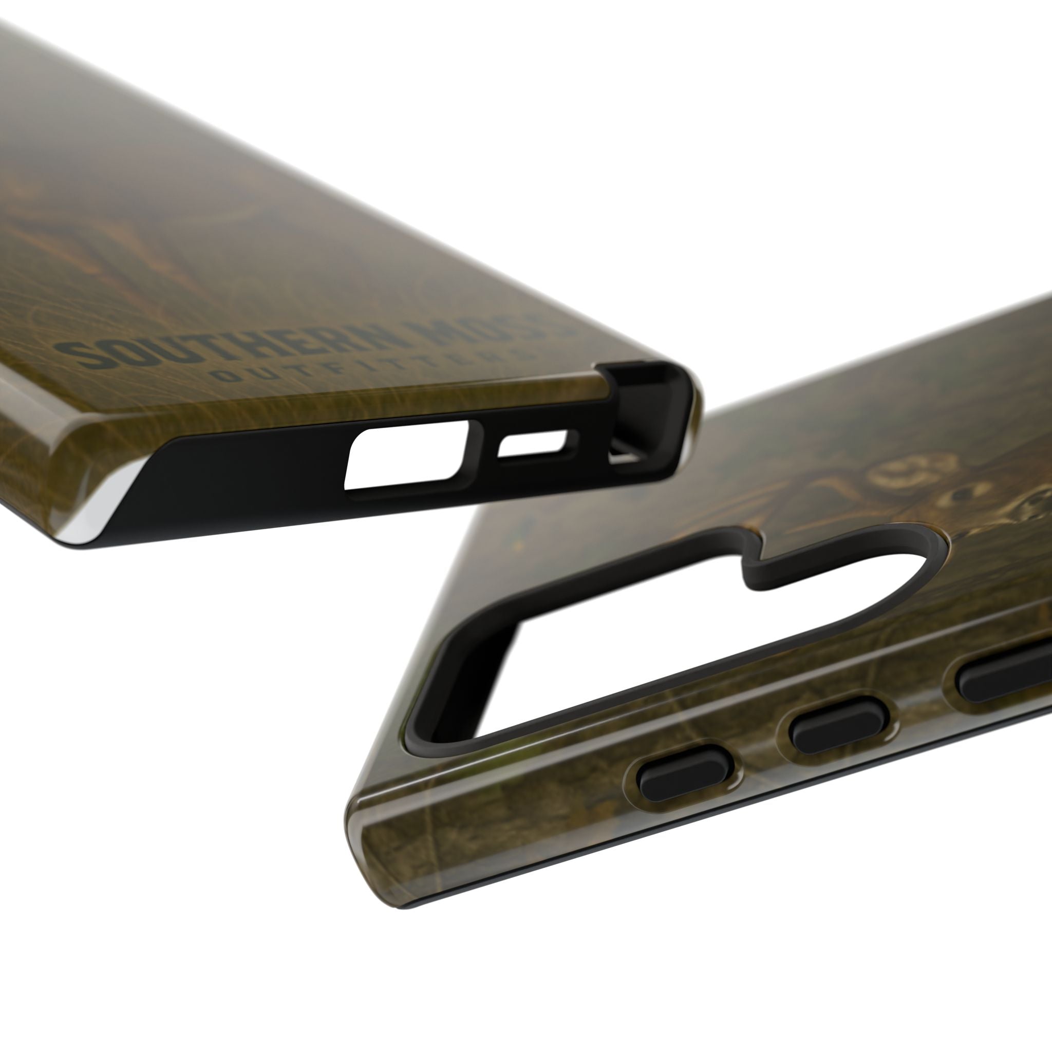 Hunting Phone Case – Deer & Ducks Design | Southern Moss Outfitters | Rugged Camo Outdoor iPhone Case
