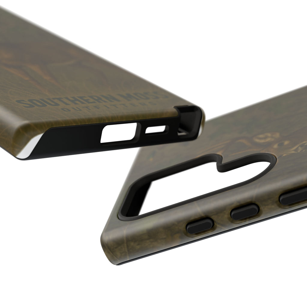 Hunting Phone Case – Deer & Ducks Design | Southern Moss Outfitters | Rugged Camo Outdoor iPhone Case