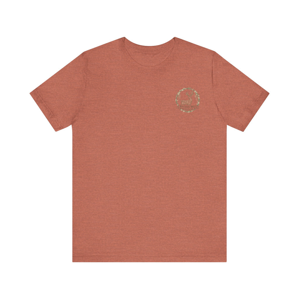 Southern Moss Outfitters Sunflower Graphic Tee Faith, Family & Outdoors Casual Everyday Wear, Gift Idea for Friends,Versatile Style