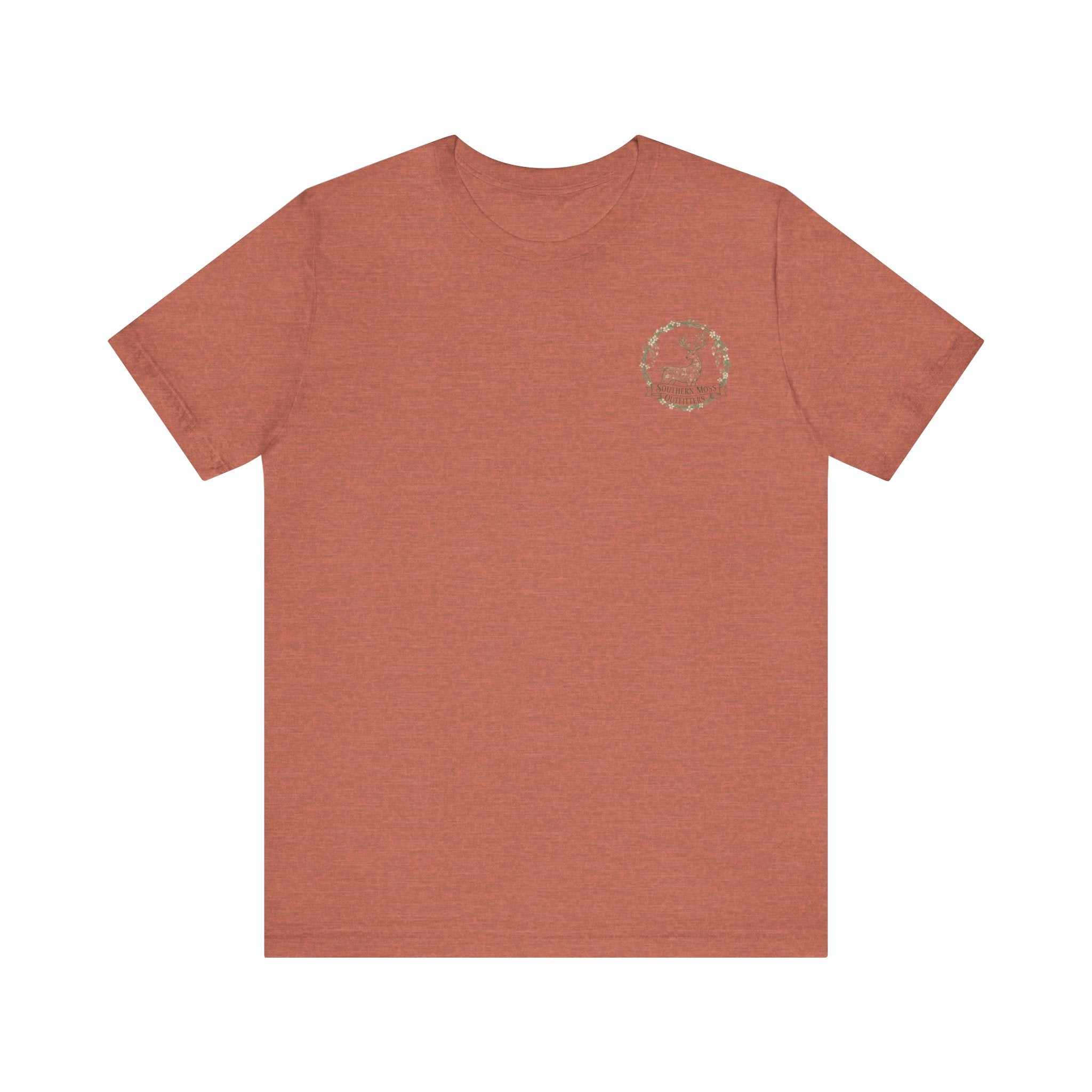 Southern Moss Outfitters Sunflower Graphic Tee Faith, Family & Outdoors Casual Everyday Wear, Gift Idea for Friends,Versatile Style