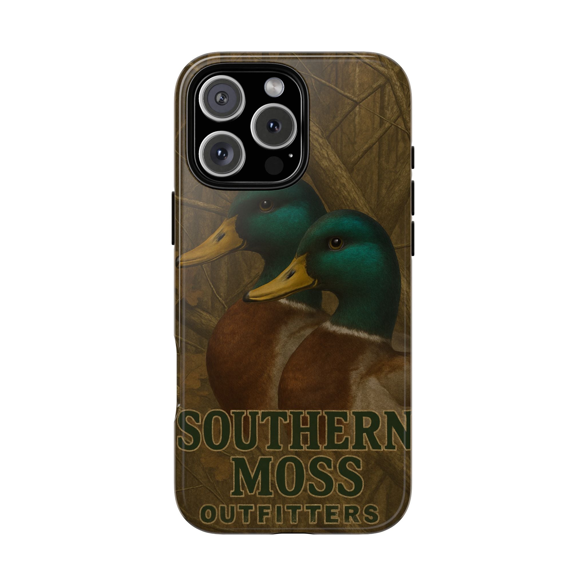 Southern Moss Outfitters Duck Phone Case – Outdoor Hunting Camo Design, Nature Lover Gift, Wildlife Accessories, Outdoor Adventure