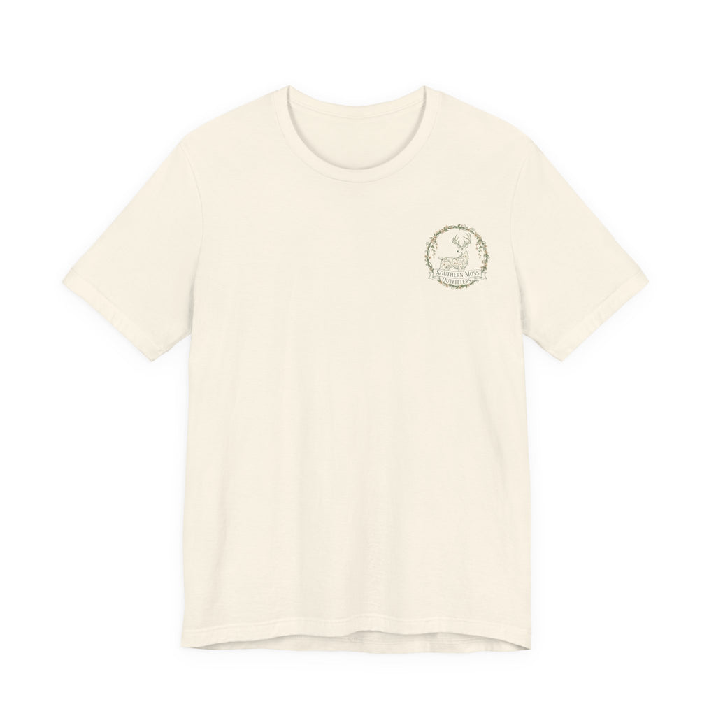 Southern Moss Outfitters Sunflower Graphic Tee Faith, Family & Outdoors Casual Everyday Wear, Gift Idea for Friends,Versatile Style