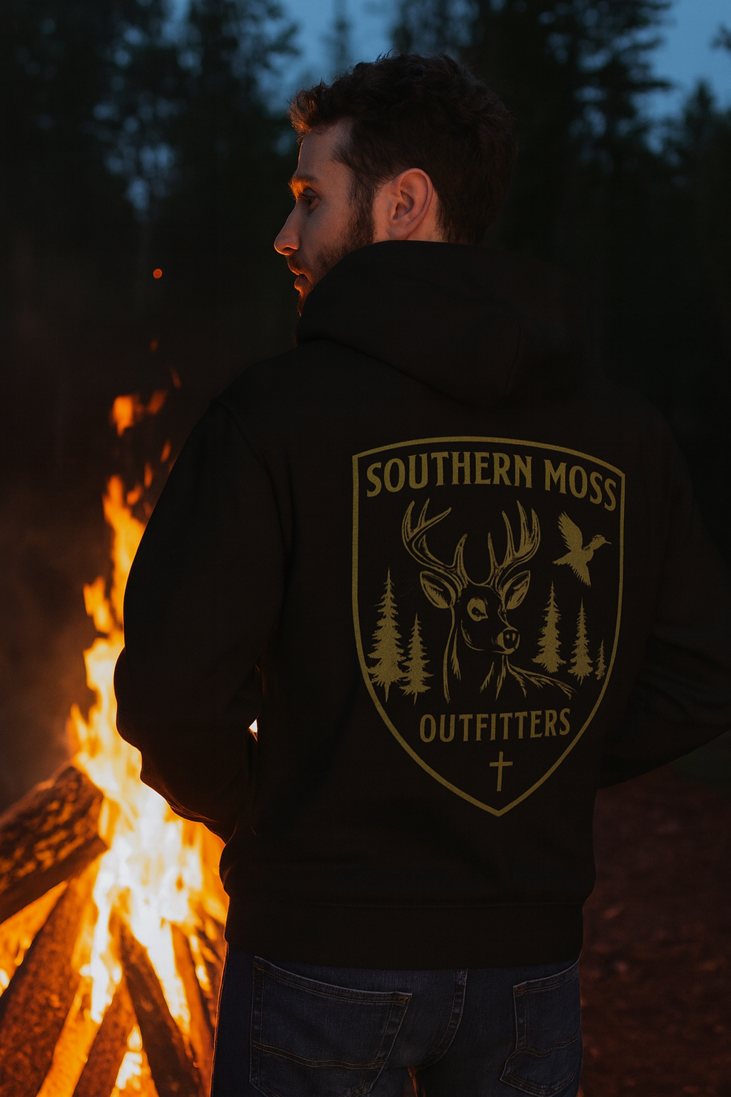 Southern Moss Outfitters Hoodie – Christian Hunting Apparel | Buck, Duck & Outdoor Faith Hoodie Rugged Outdoor Faith & Hunting Apparel