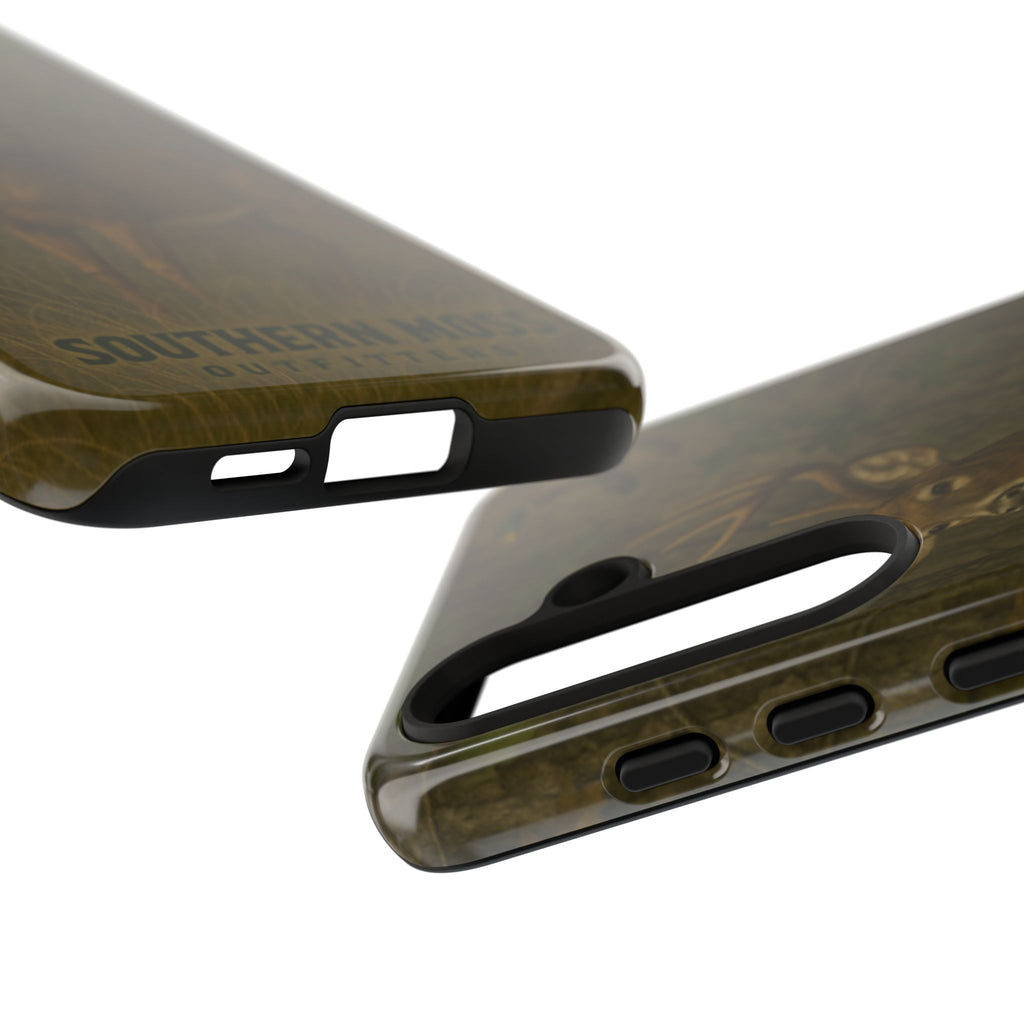 Hunting Phone Case – Deer & Ducks Design | Southern Moss Outfitters | Rugged Camo Outdoor iPhone Case