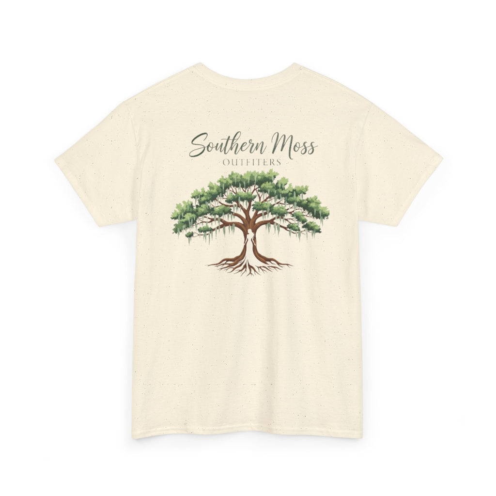 Southern Moss Outfitters Ladies Tee – Southern Oak & Roots Design, Nature Lover T-Shirt
