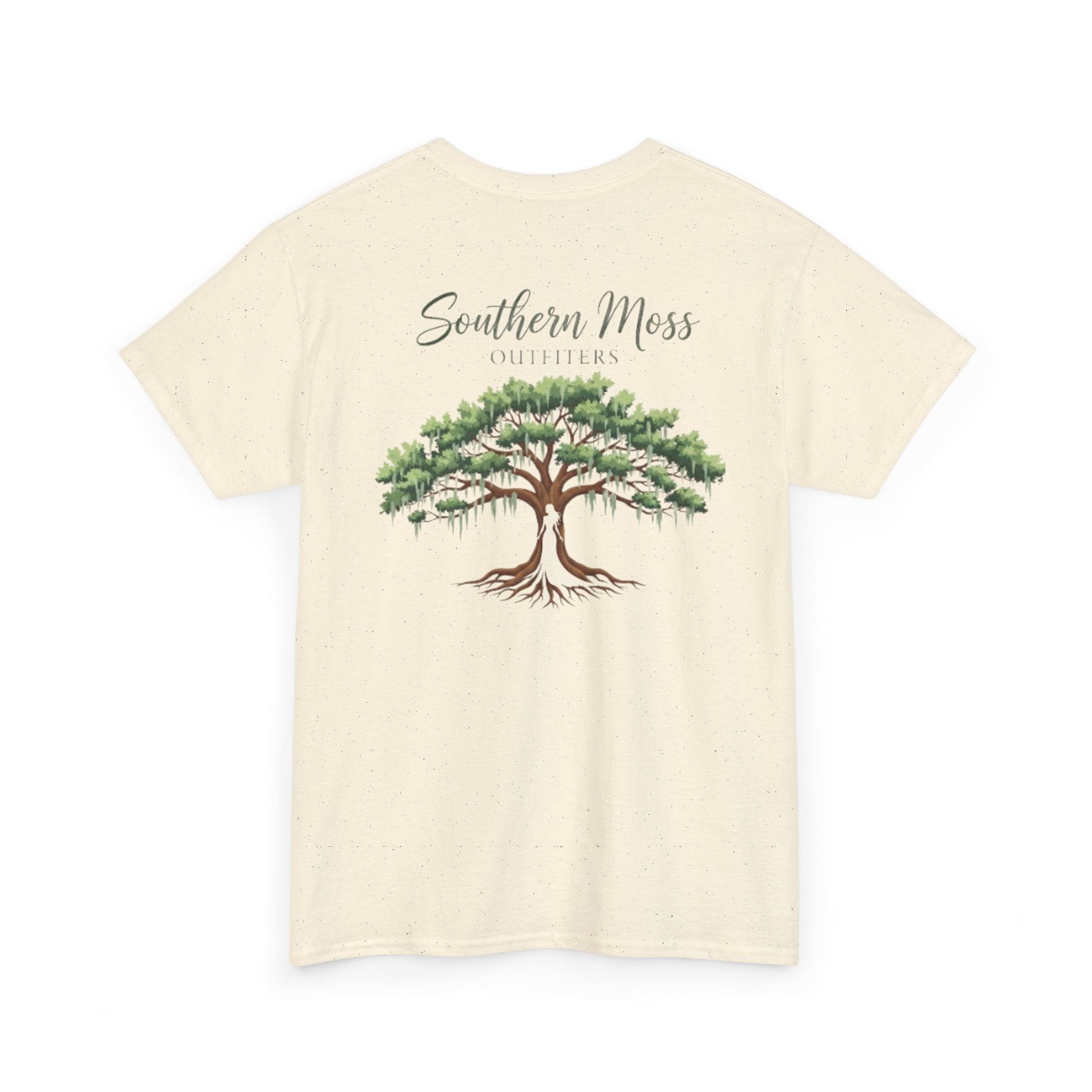 Southern Moss Outfitters Ladies Tee – Southern Oak & Roots Design, Nature Lover T-Shirt