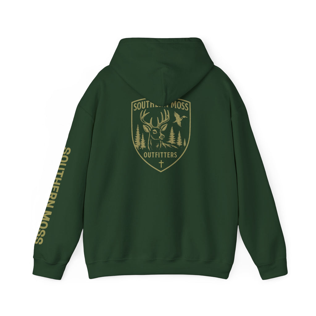 Southern Moss Outfitters Hoodie – Christian Hunting Apparel | Buck, Duck & Outdoor Faith Hoodie Rugged Outdoor Faith & Hunting Apparel