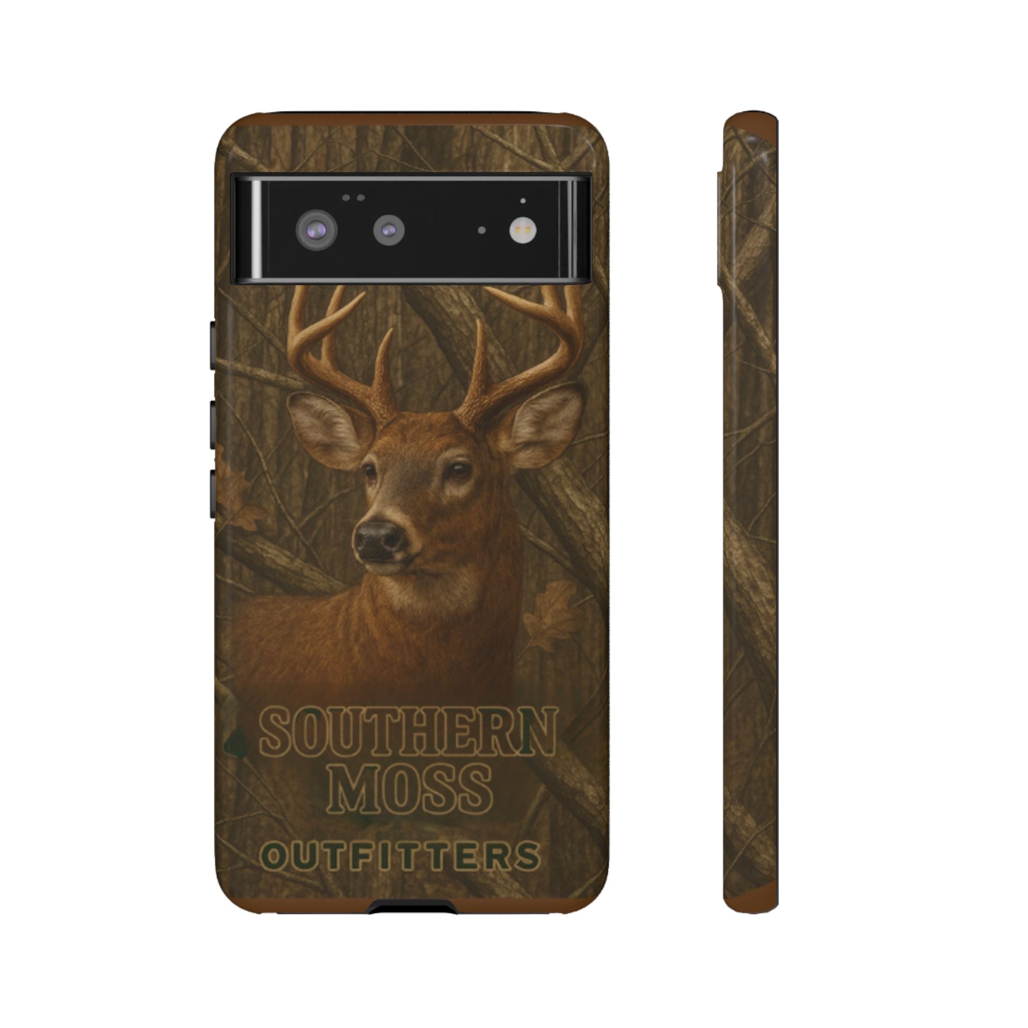 Southern Moss Outfitters Deer Hunting Phone Case – Rugged Outdoor Camo Design, Protective Cover for Outdoor Enthusiasts, Perfect Gift for Nature Lovers, Wildlife Decor