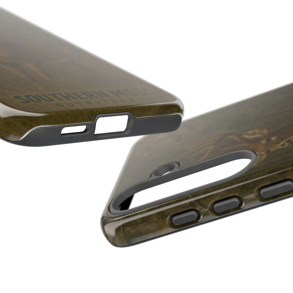 Hunting Phone Case – Deer & Ducks Design | Southern Moss Outfitters | Rugged Camo Outdoor iPhone Case