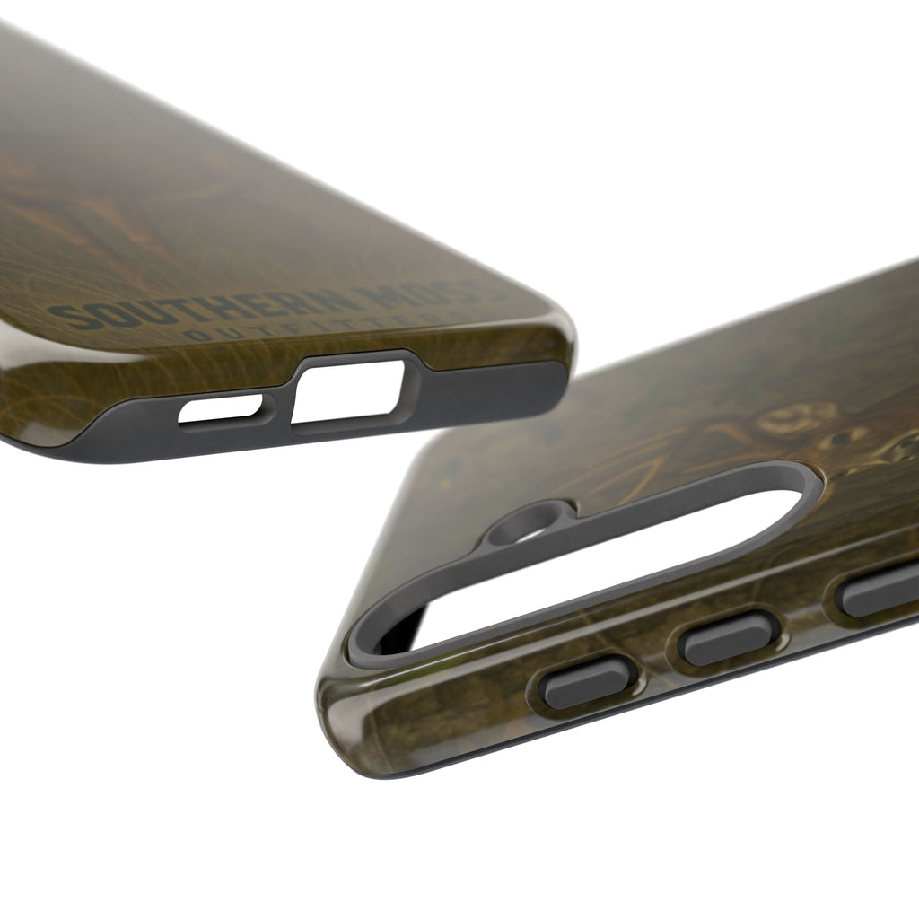 Hunting Phone Case – Deer & Ducks Design | Southern Moss Outfitters | Rugged Camo Outdoor iPhone Case
