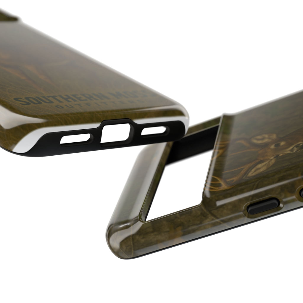Hunting Phone Case – Deer & Ducks Design | Southern Moss Outfitters | Rugged Camo Outdoor iPhone Case