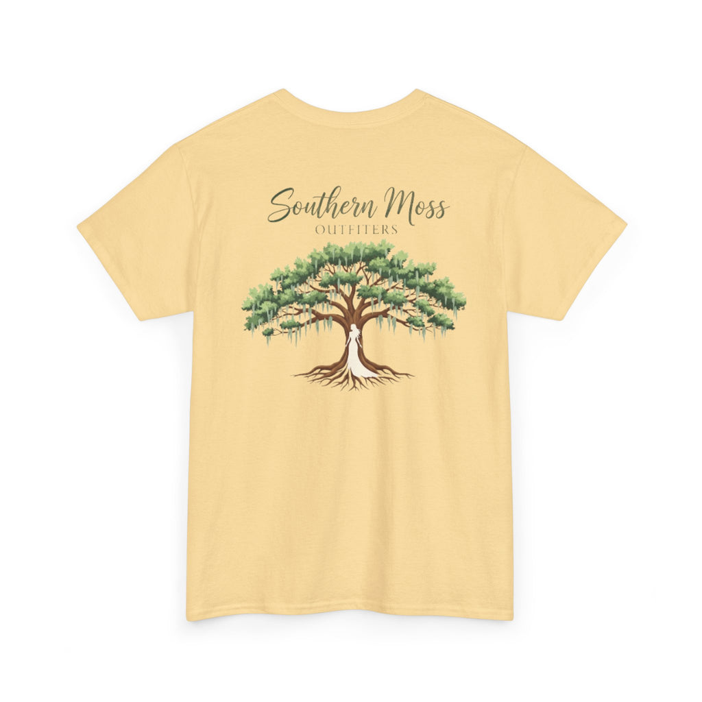 Southern Moss Outfitters Ladies Tee – Southern Oak & Roots Design, Nature Lover T-Shirt