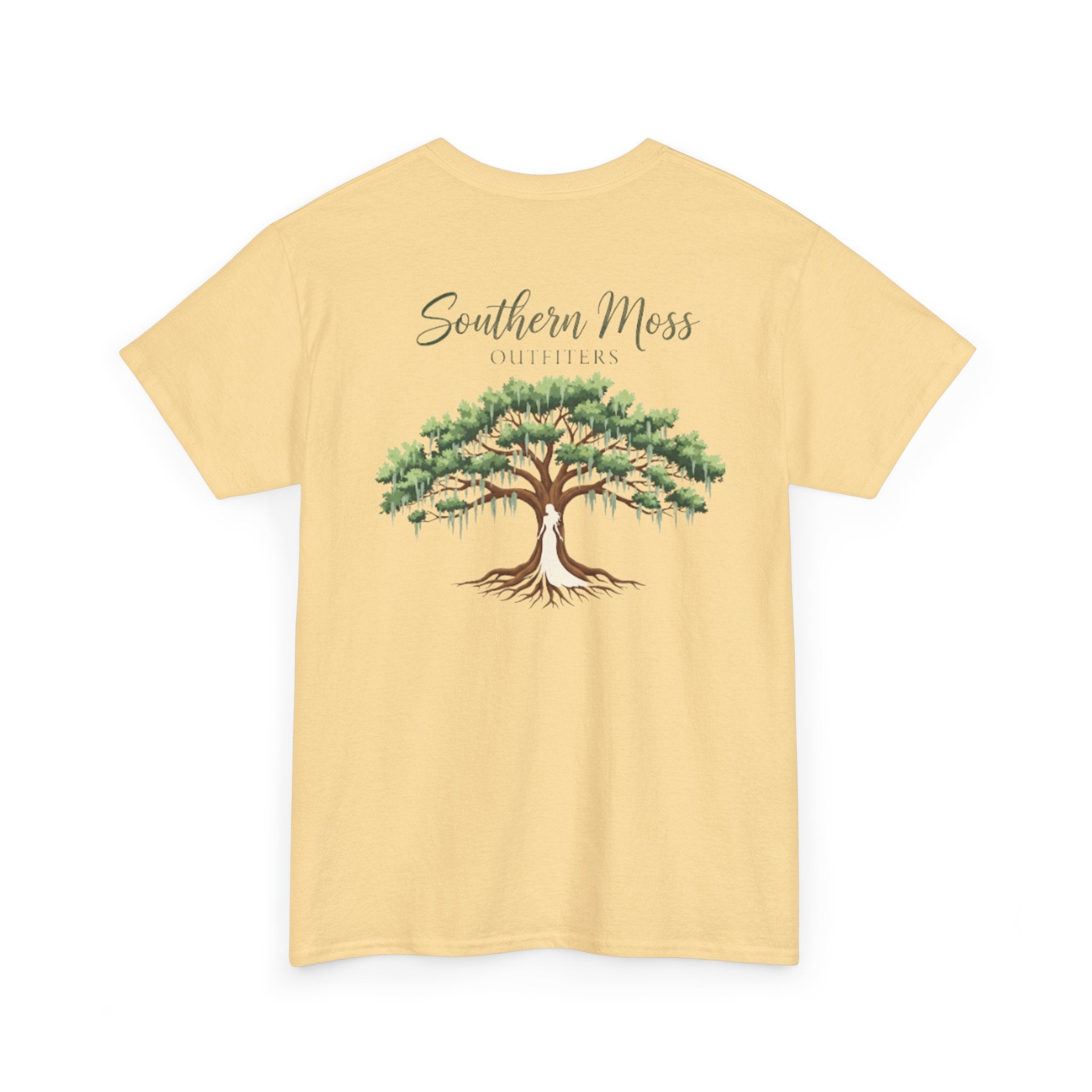 Southern Moss Outfitters Ladies Tee – Southern Oak & Roots Design, Nature Lover T-Shirt