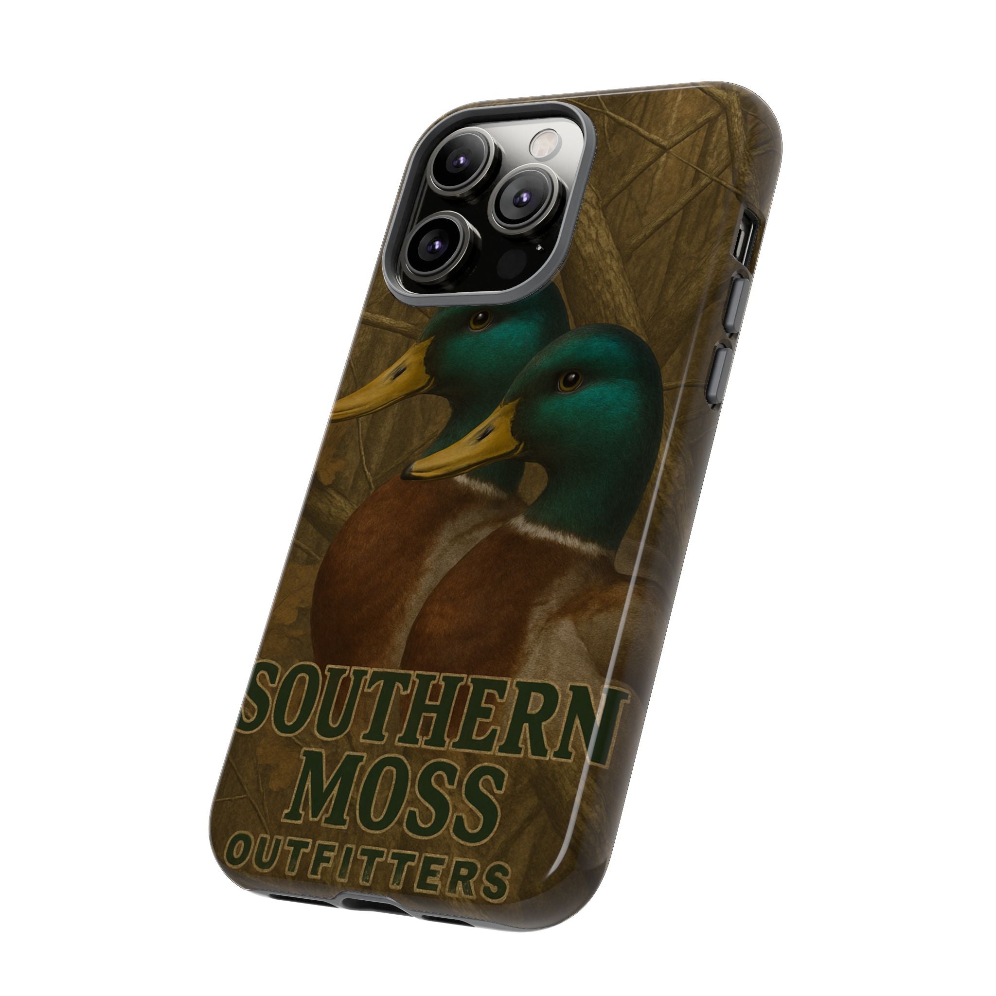 Southern Moss Outfitters Duck Phone Case – Outdoor Hunting Camo Design, Nature Lover Gift, Wildlife Accessories, Outdoor Adventure