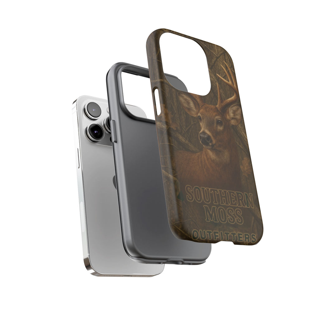 Southern Moss Outfitters Deer Hunting Phone Case – Rugged Outdoor Camo Design, Protective Cover for Outdoor Enthusiasts, Perfect Gift for Nature Lovers, Wildlife Decor