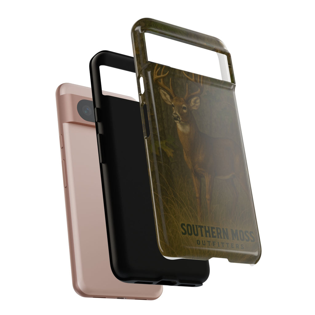 Hunting Phone Case – Deer & Ducks Design | Southern Moss Outfitters | Rugged Camo Outdoor iPhone Case