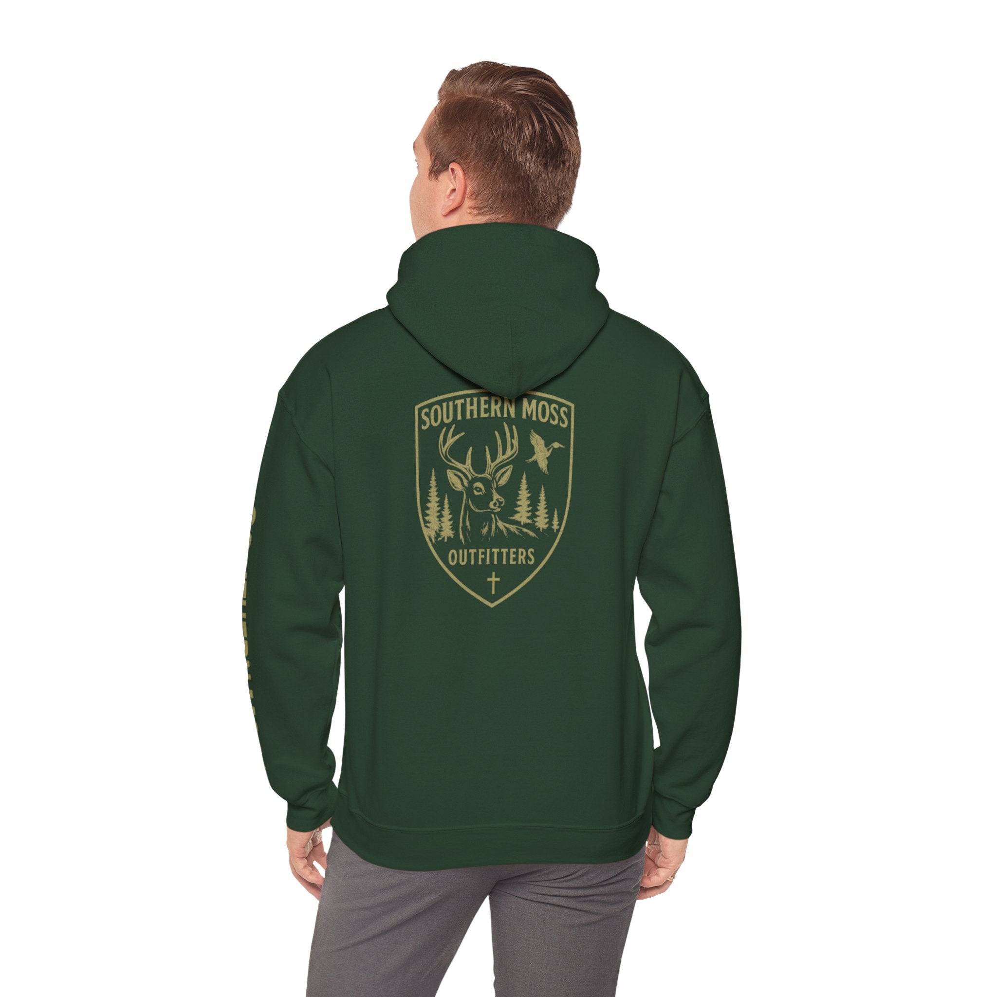 Southern Moss Outfitters Hoodie – Christian Hunting Apparel | Buck, Duck & Outdoor Faith Hoodie Rugged Outdoor Faith & Hunting Apparel
