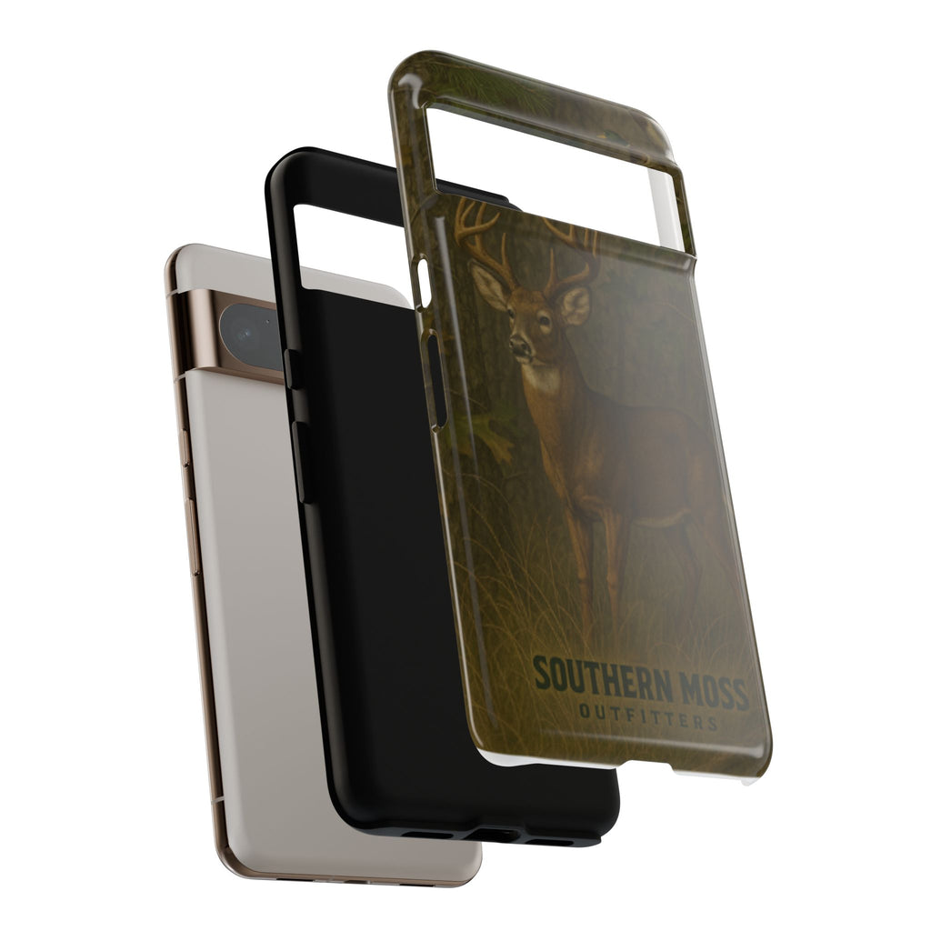 Hunting Phone Case – Deer & Ducks Design | Southern Moss Outfitters | Rugged Camo Outdoor iPhone Case