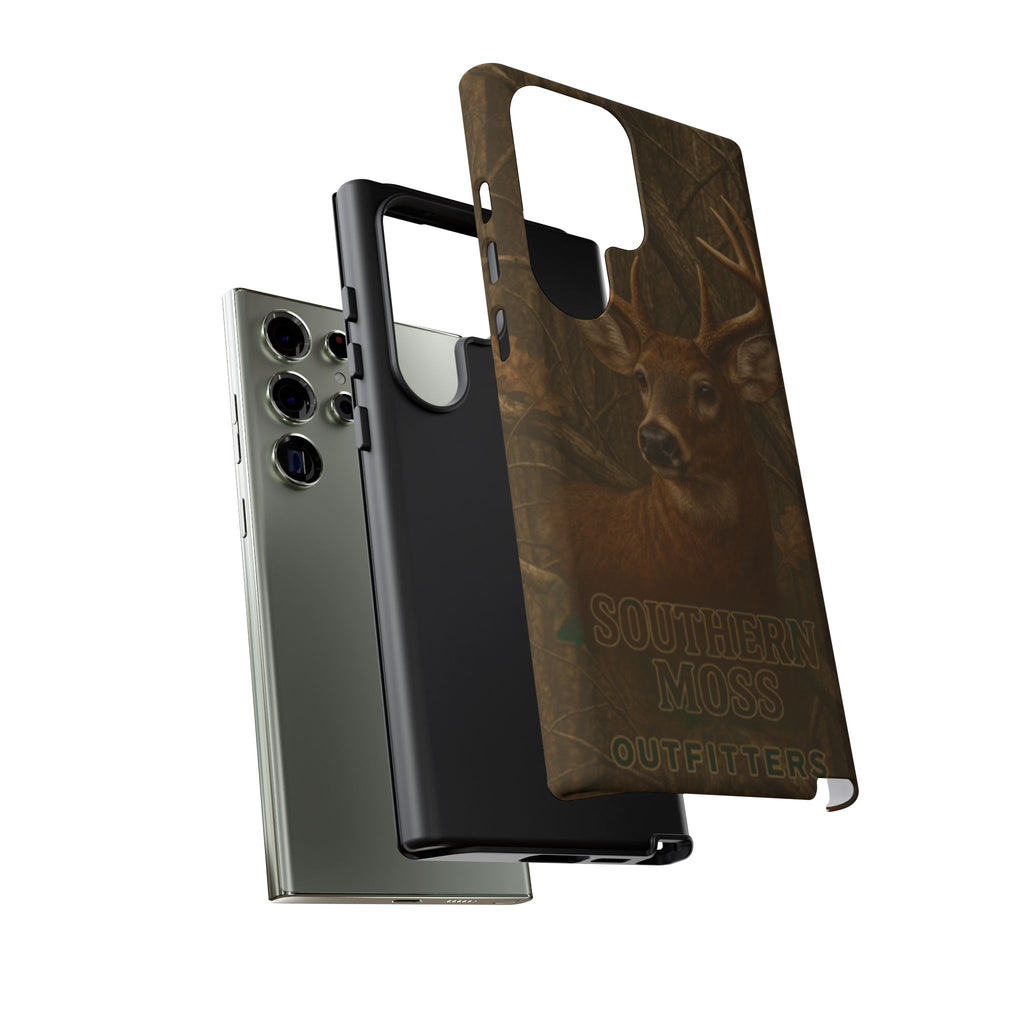 Southern Moss Outfitters Deer Hunting Phone Case – Rugged Outdoor Camo Design, Protective Cover for Outdoor Enthusiasts, Perfect Gift for Nature Lovers, Wildlife Decor